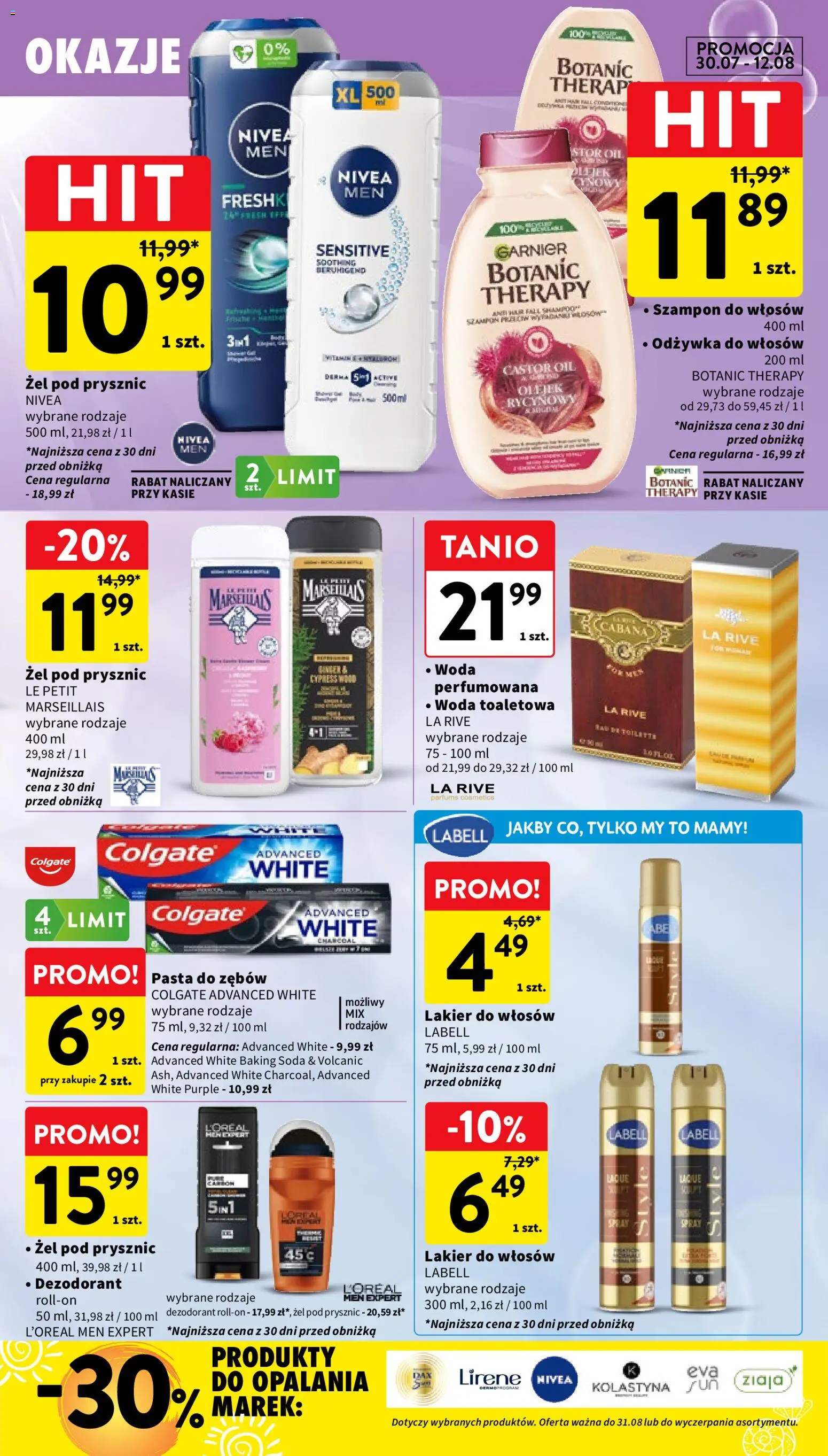 Intermarche gazetka od 30.07.2026 | Strona: 39 | Produkty: Garnier, Prysznic, Żel pod prysznic, Dezodorant