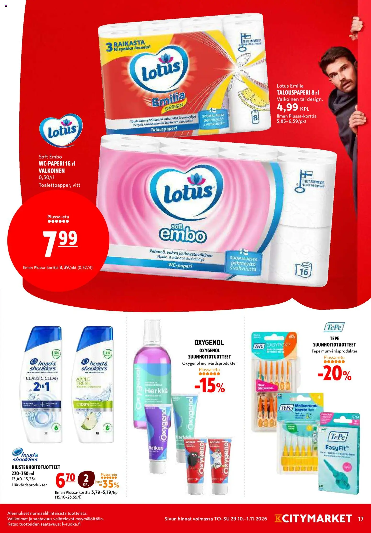 K-Citymarket tarjoukset – voimassa 29/10/2026 alkaen | Sivu: 17
