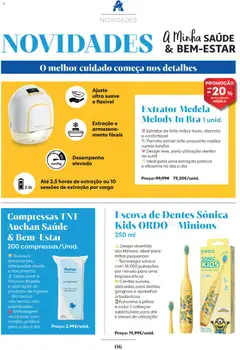 Pré-visualização Auchan Revista Longevidade e Especial Bebe válido de 02/09/2026 | Página: 6 | Produtos: Escova de dentes, Escova de dentes sónica, Leite, Sutiã