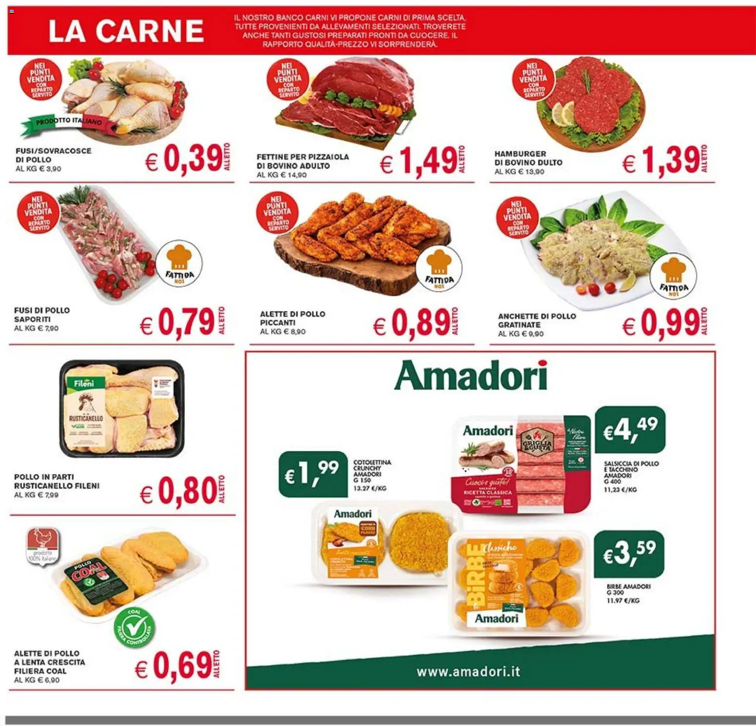 Volantino Coal del 07.05.2026 | Pagina: 4 | Prodotti: Bovino, Tacchino, Salsiccia, Griglia