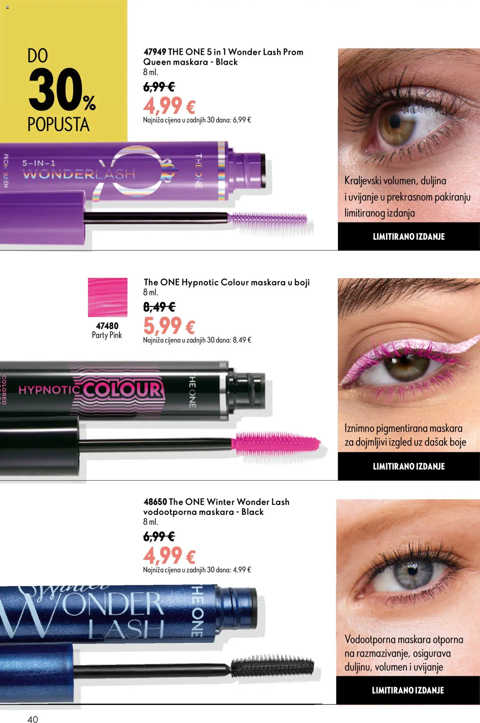 Oriflame katalog | vrijedi od 05.08.2026 | Stranica: 40 | Proizvodi: Maskara