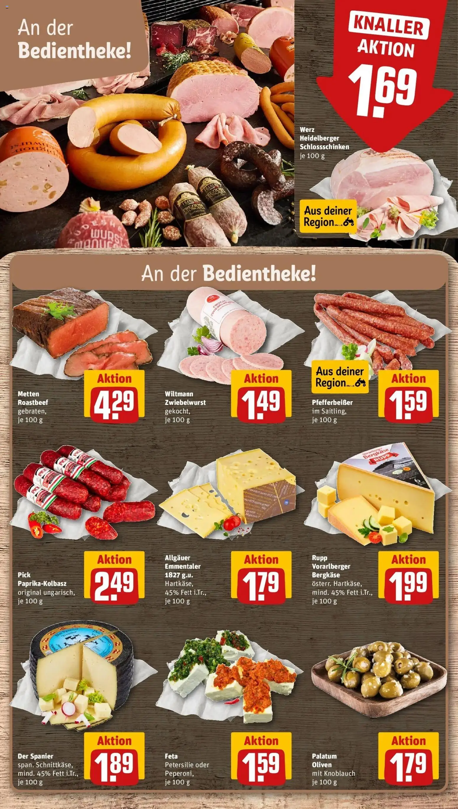 REWE Prospekt ab 24.08.2026 zum Blättern » Angebote | Seite: 11 | Produkte: Feta, Roastbeef, Knoblauch, Petersilie