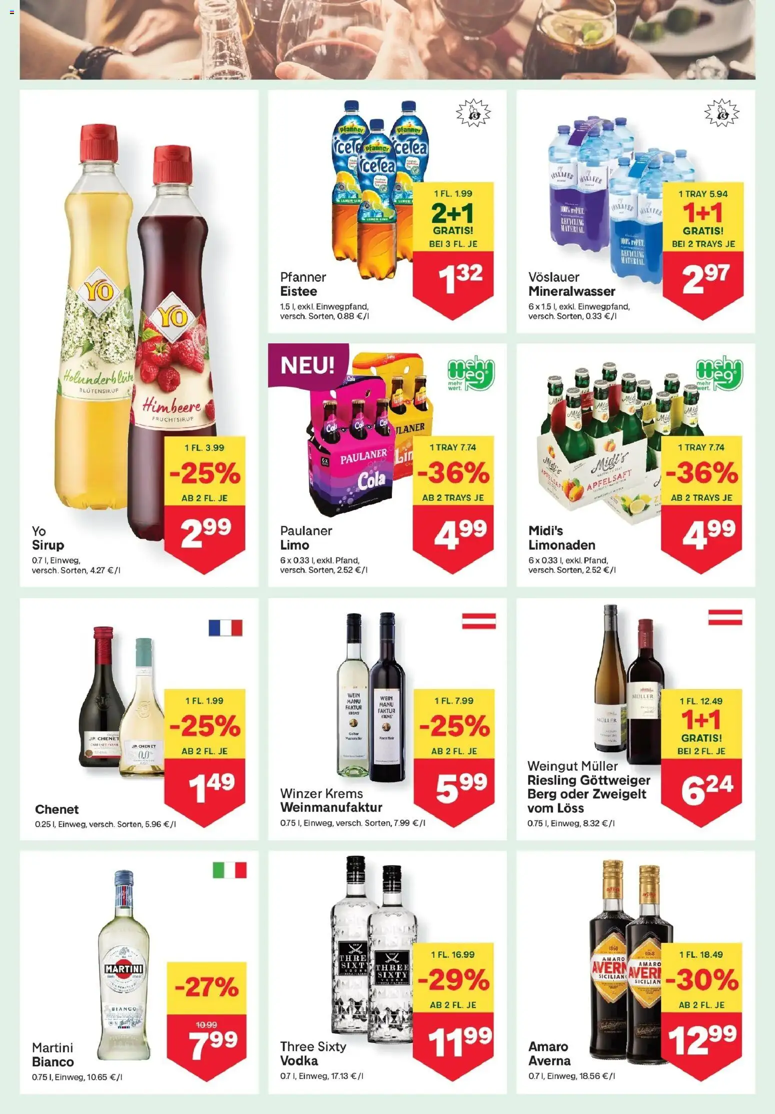 MPREIS Flugblatt gültig ab 03.06.2026 | Seite: 10 | Produkte: Himbeere, Planche de surf, Wein