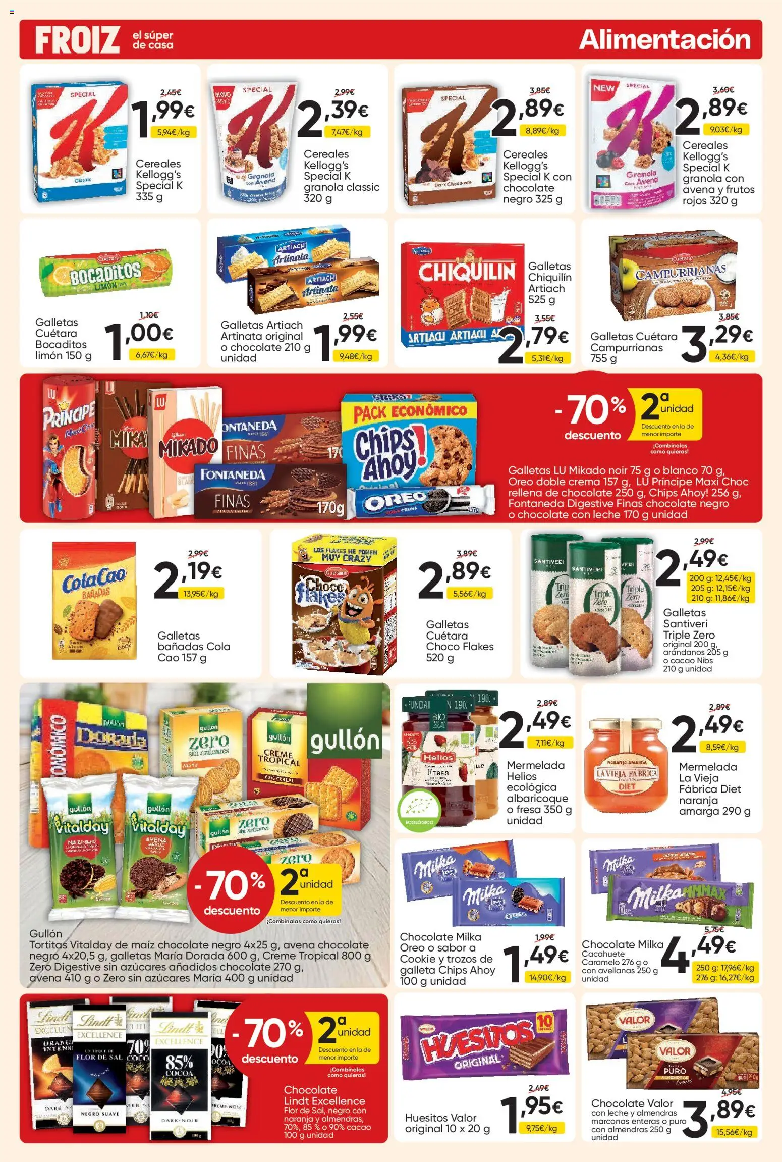 Froiz folleto │ válido desde el 15/09/2026 | Página: 11 | Productos: Mermelada, Galletas, Chocolate con leche, Arándanos