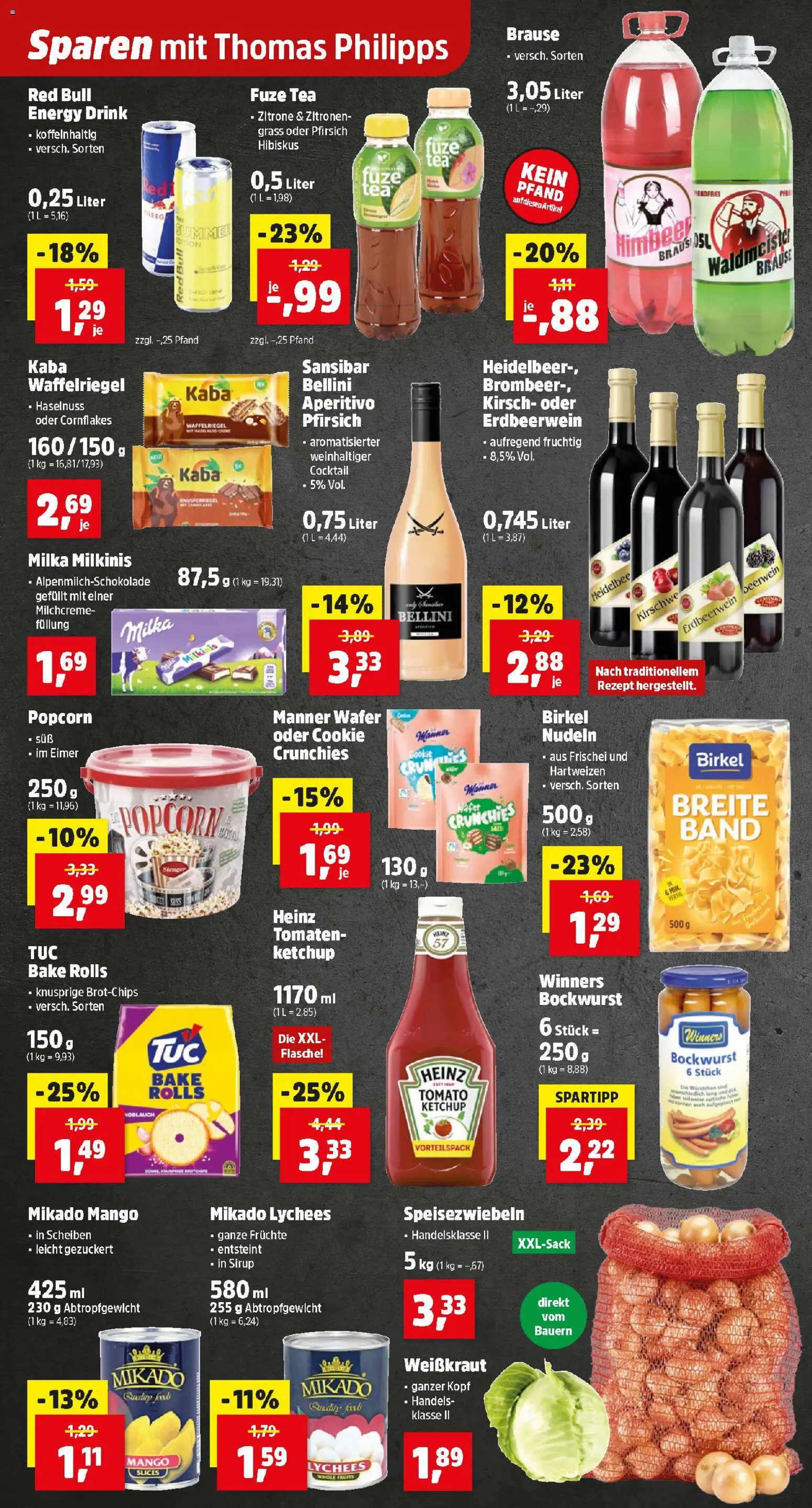 Thomas Philipps Flugblatt gültig ab 24.08.2026 | Seite: 9 | Produkte: Ketchup, Zitrone, Tomaten, Nudeln