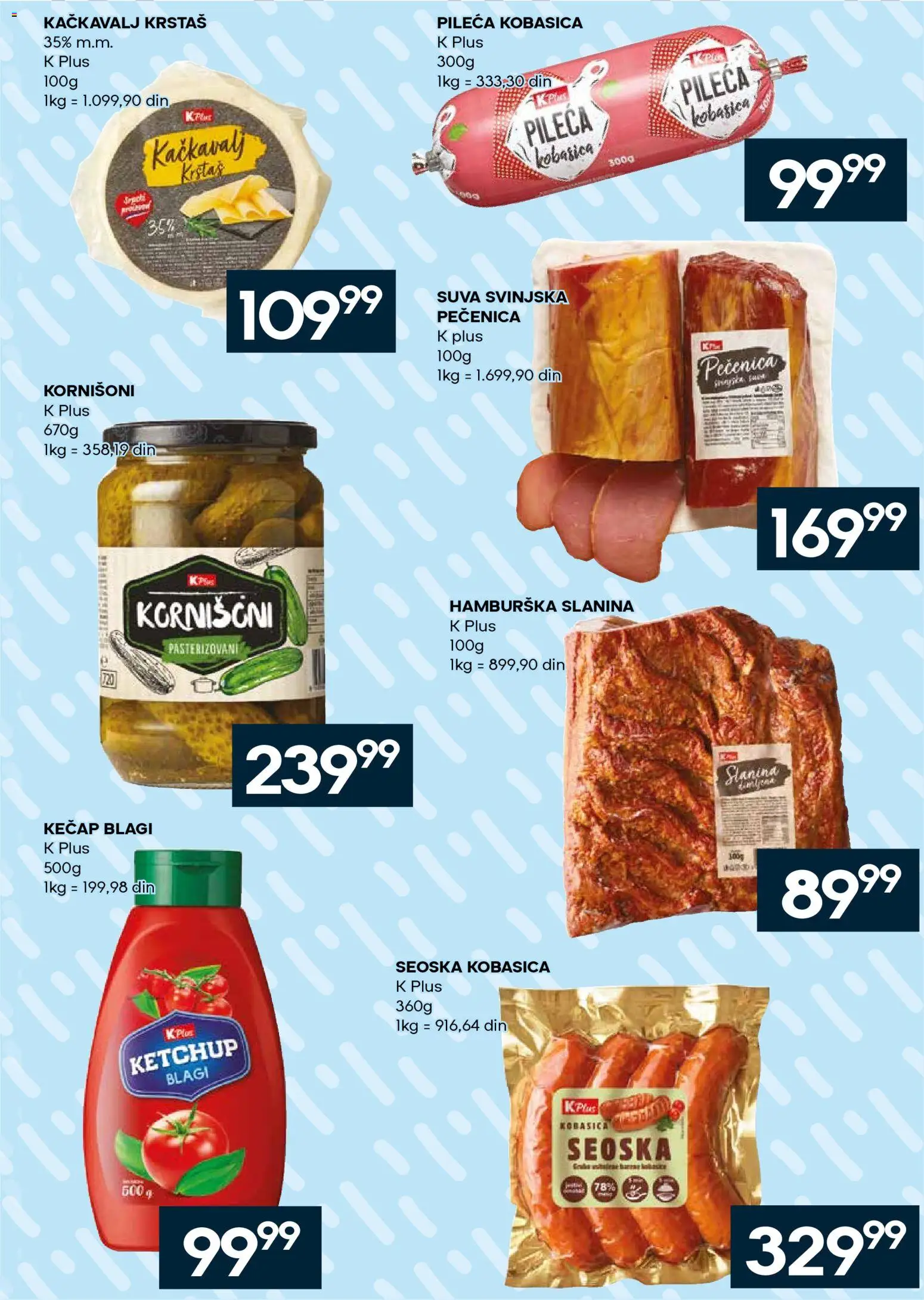 Mercator katalog - važi od 31.08.2026 | Strana: 9 | Proizvode: Kečap, Hamburska slanina, Kobasica, Pečenica