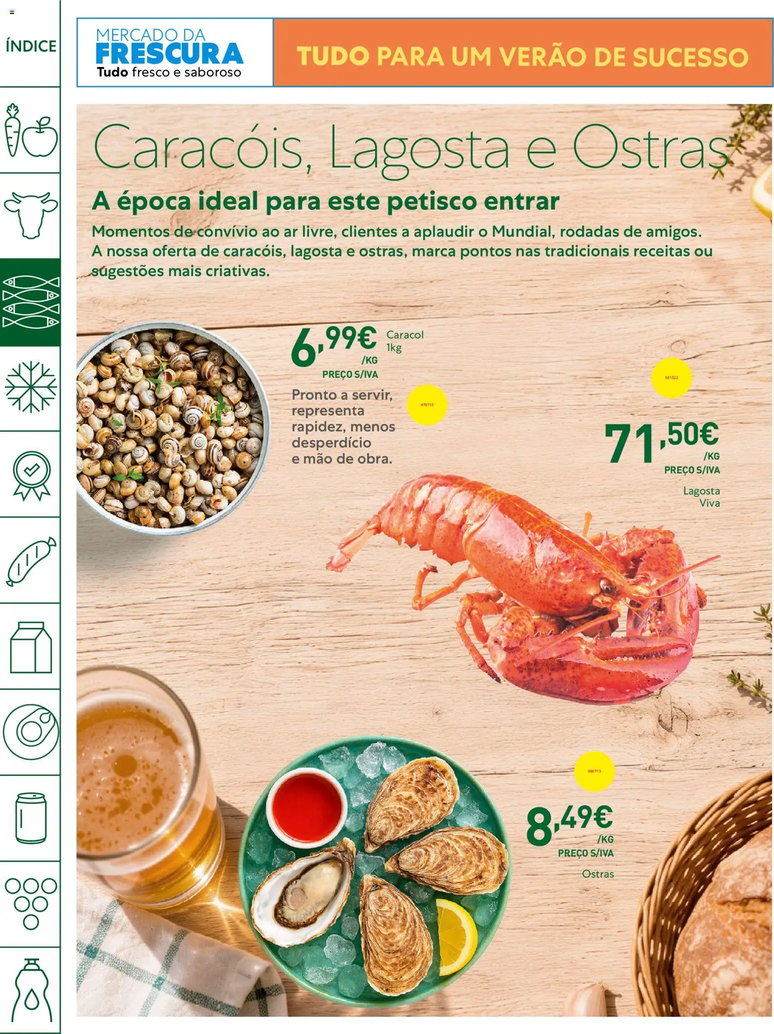 Recheio Horeca Madeira │ válido de 07/07/2026 | Página: 6 | Produtos: Ostras, Lagosta