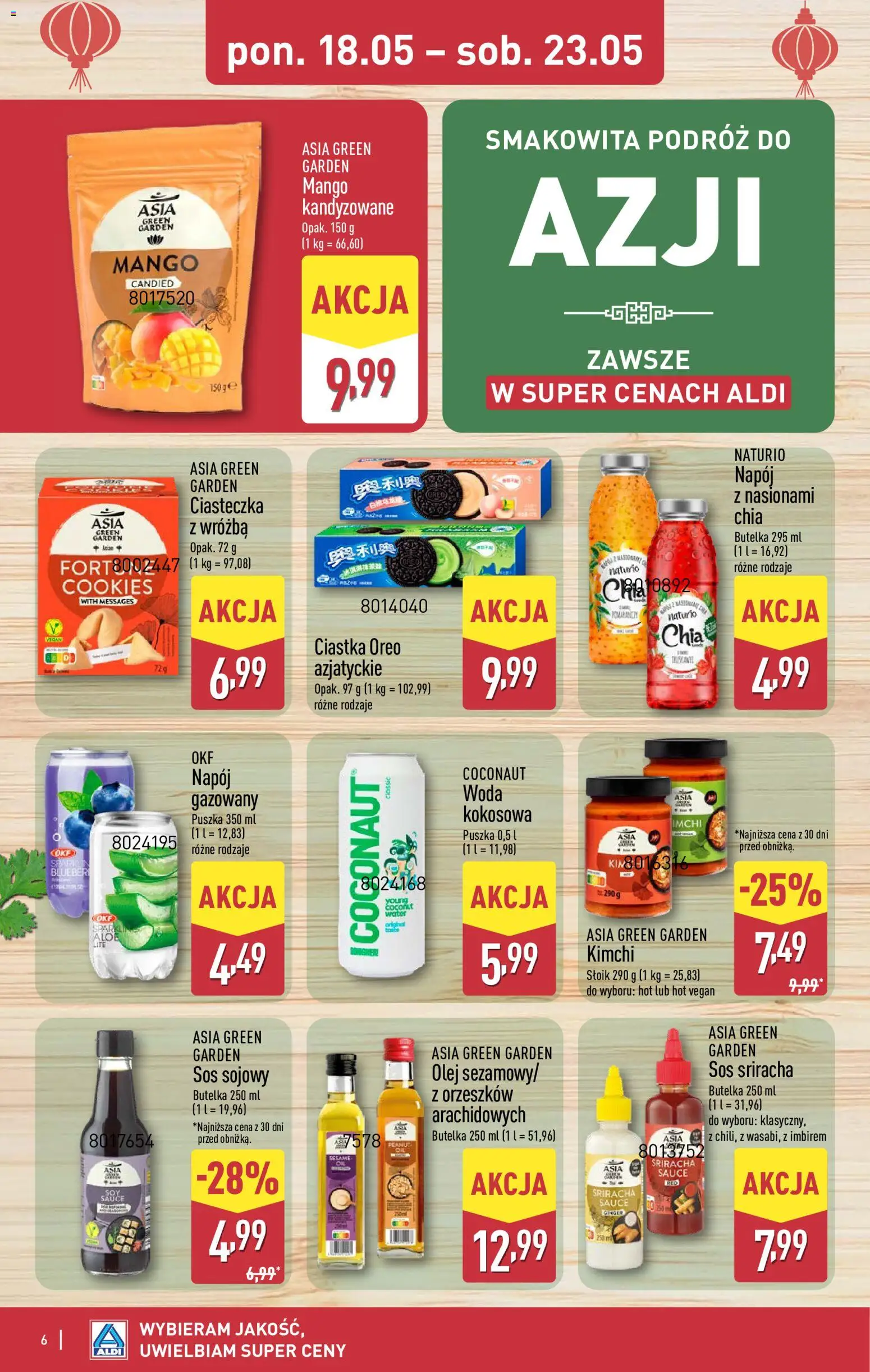 Aldi gazetka - Smakowita podróż do Azji od 18.05.2026 | Strona: 6