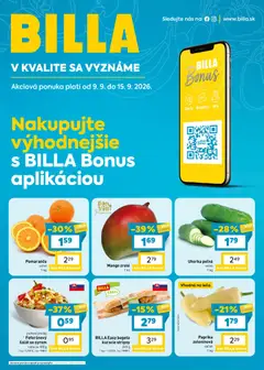 Billa leták platný od 09.09.2026