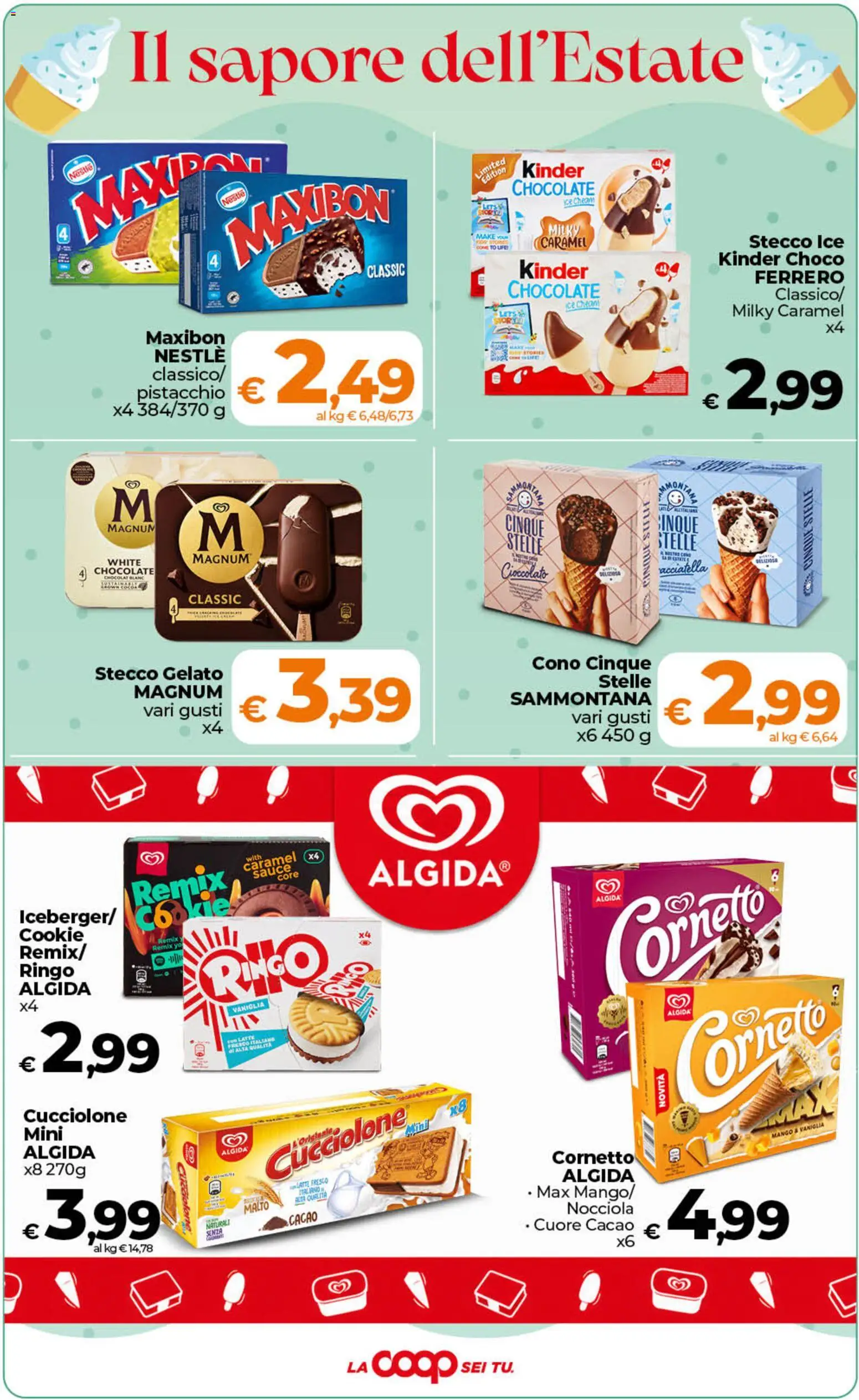 Volantino Ipercoop del 11/08/2026 | Pagina: 16 | Prodotti: Magnum, Gelato, Mango, Cacao