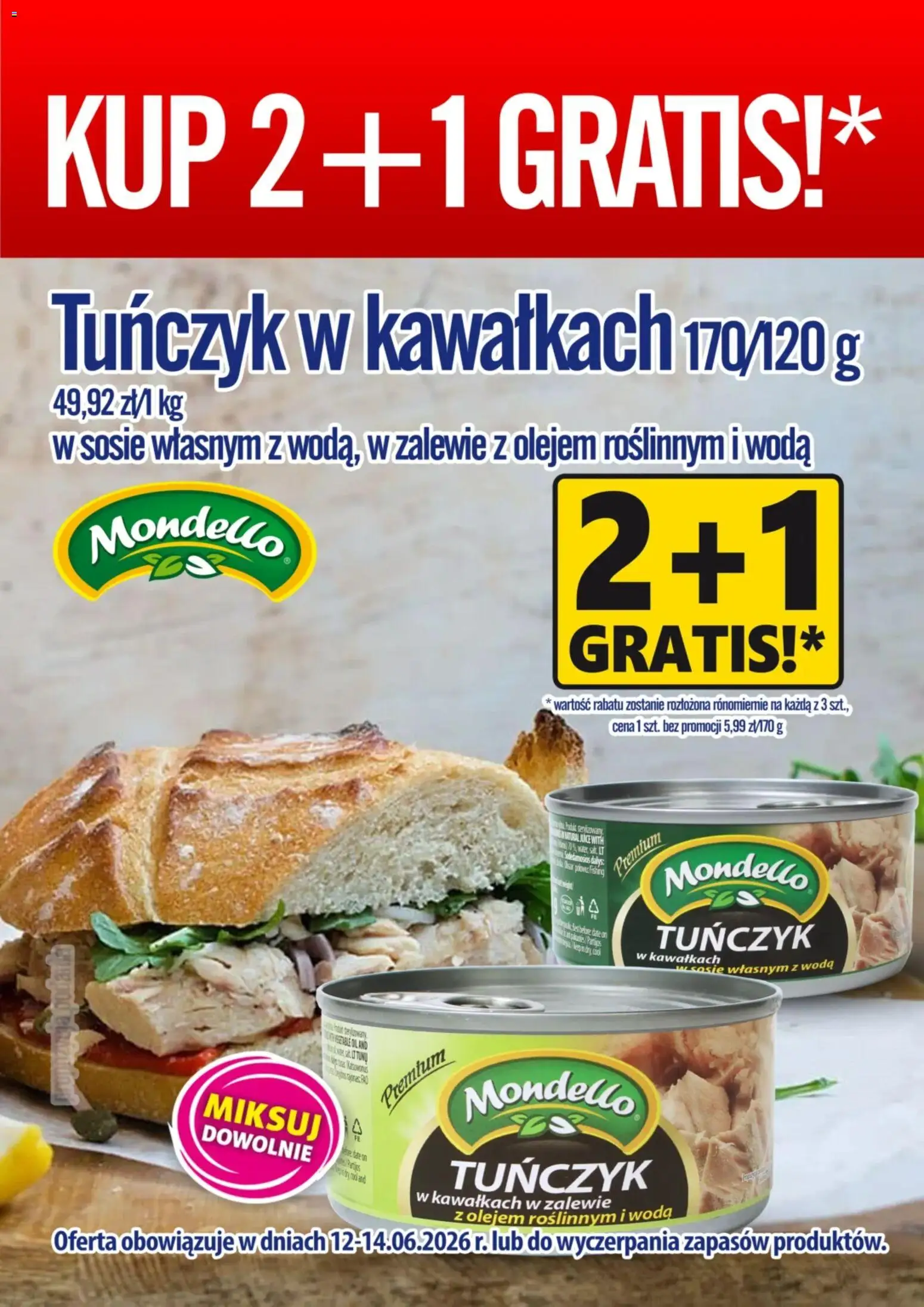 Prim Market promocja - Tuńczyk Mondello od 12.06.2026 | Strona: 1
