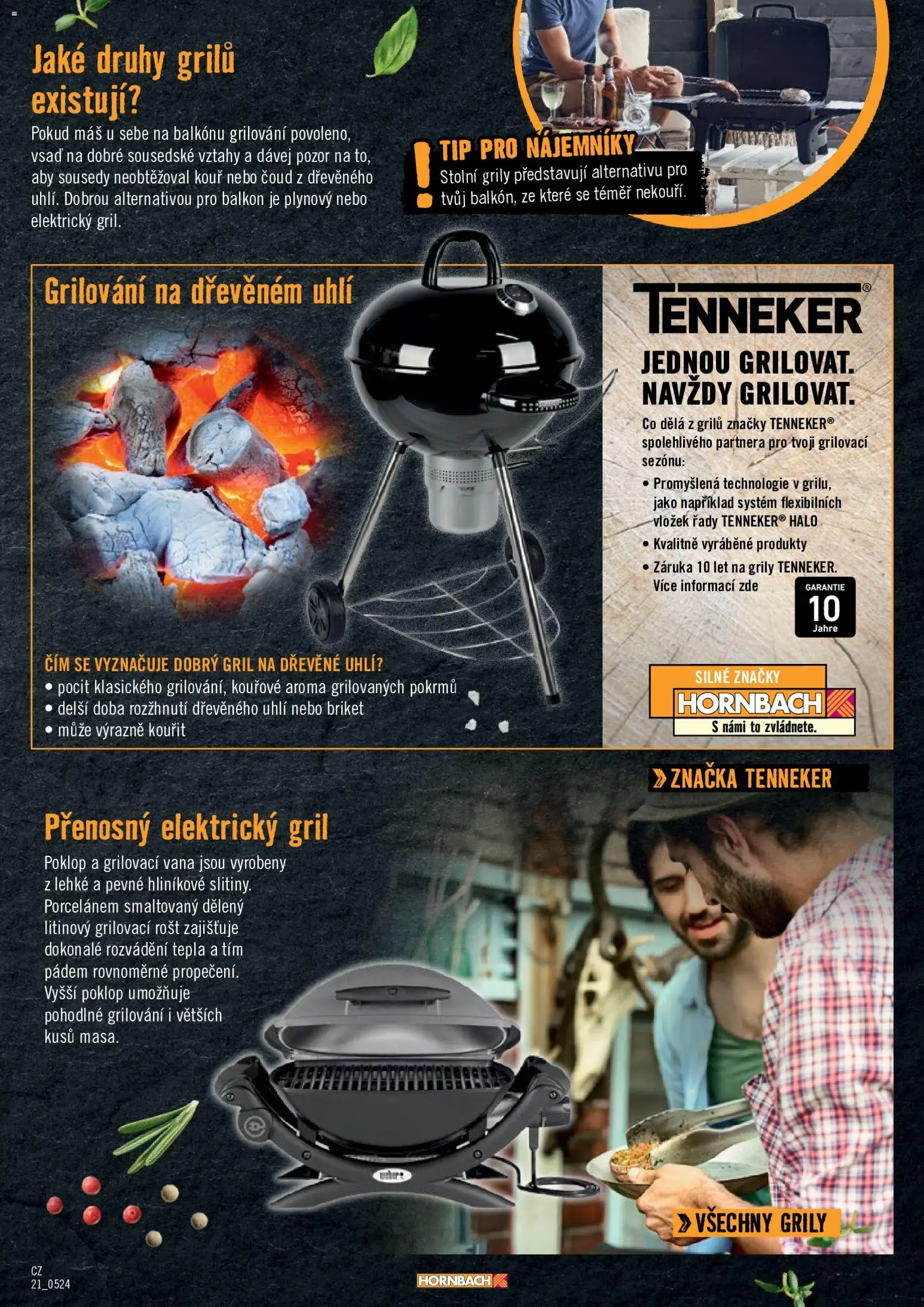 HORNBACH leták - Balkón od 01.01.2026 | Strana: 19 | Produkty: Dřevěné uhlí, Gril, Rošt, Vana