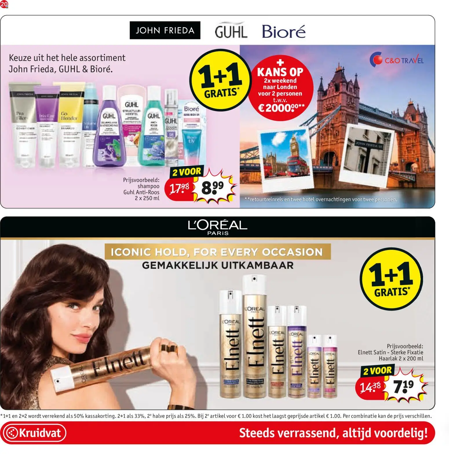 {H1} | Pagina: 22 | Producten: Haarlak, Kan, Shampoo