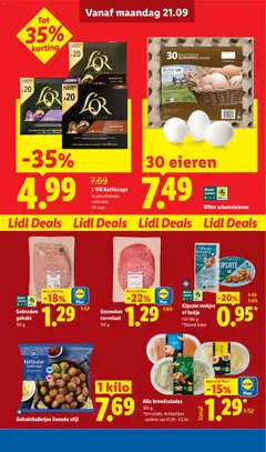 Gebraden gehakt, 150 g - Voorbeeld van een folder van Lidl, geldig van 21-09-2026 | Pagina: 9
