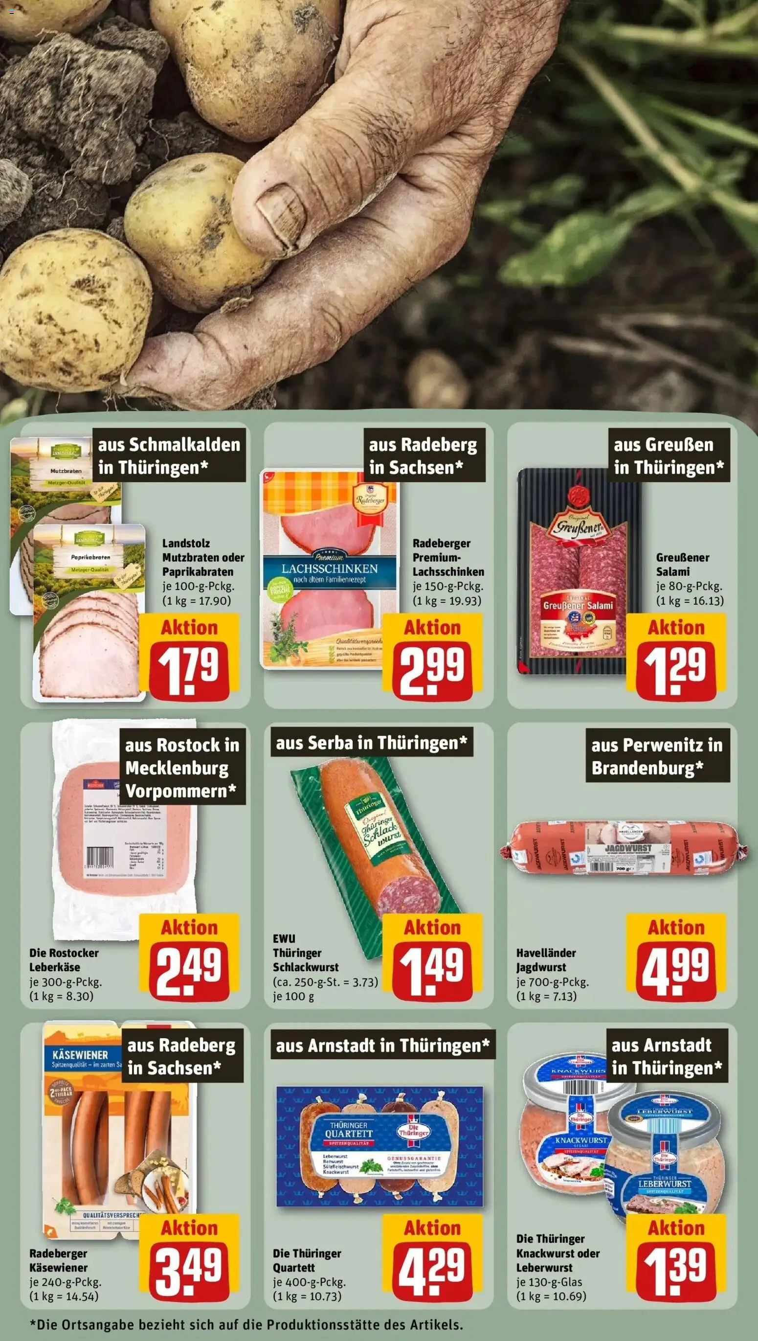 REWE Prospekt ab 28.09.2026 zum Blättern » Angebote | Seite: 31 | Produkte: Wurst, Salami, Leberkase