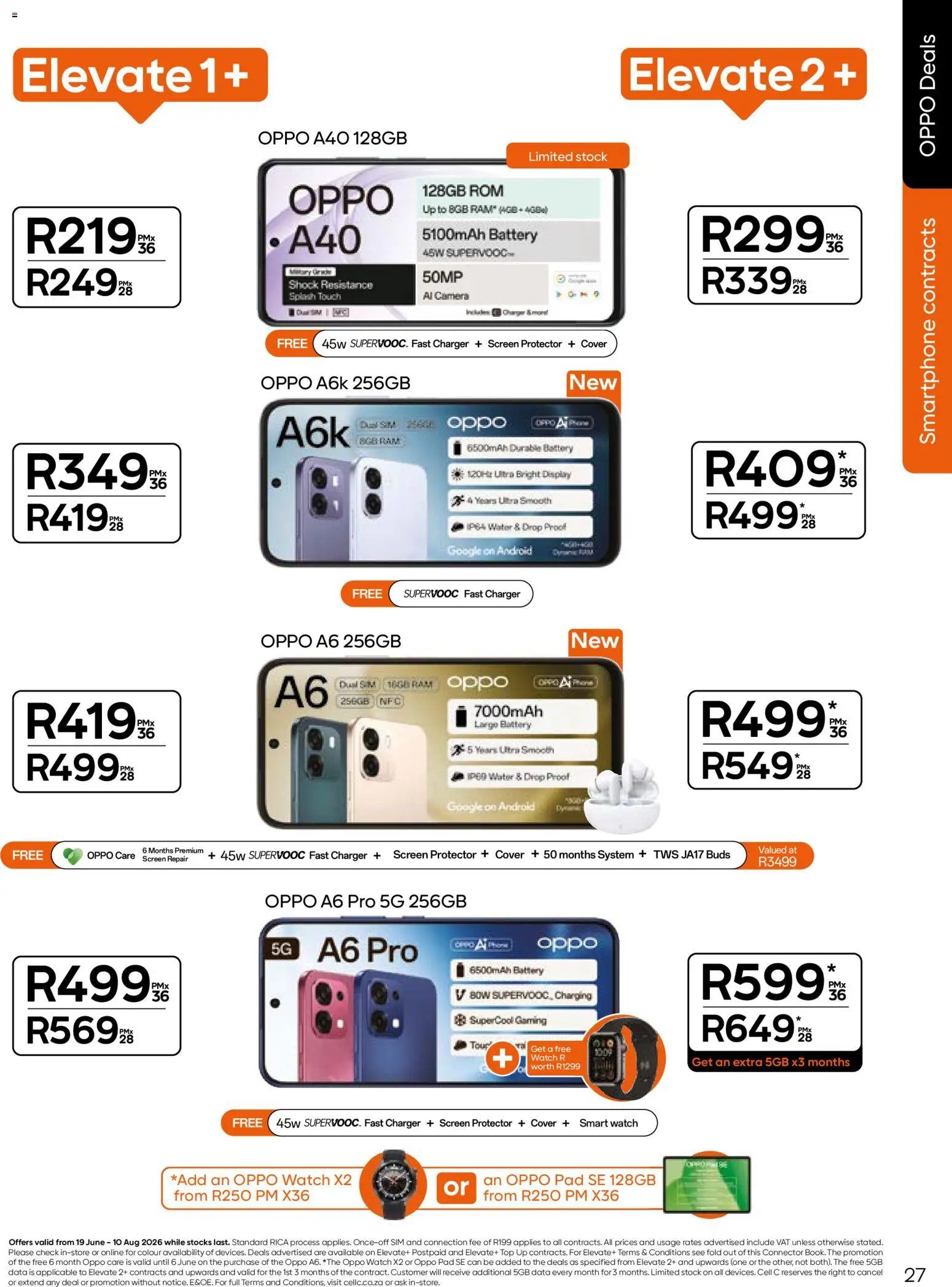 New Cell C catalogue – valid from 19.06.2026 | Page: 29