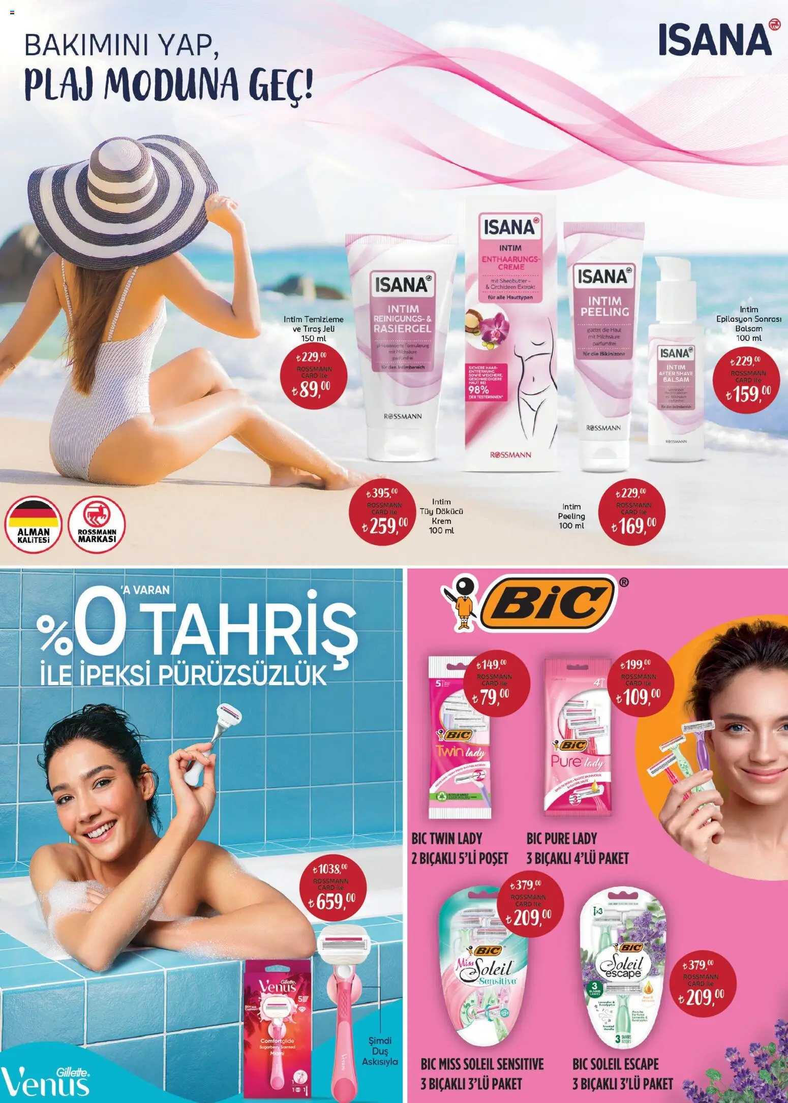 Rossmann - Ağustos Kişisel Bakım Kataloğu - 30 Temmuz 2026 tarihinden itibaren geçerlidir | Sayfa: 22 | Ürünler: Krem, Peeling