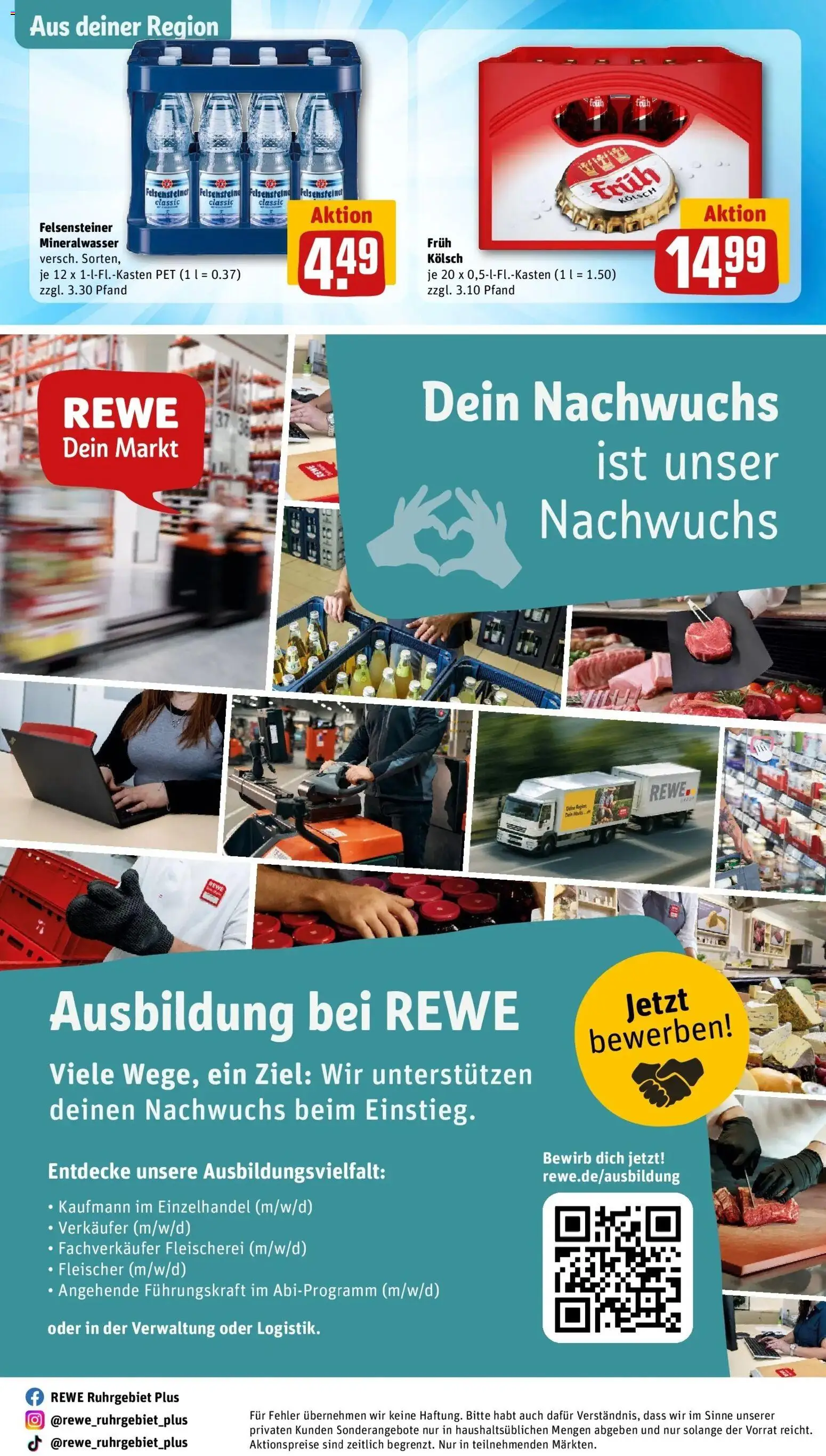 REWE Prospekt ab 24.08.2026 zum Blättern » Angebote | Seite: 28 | Produkte: Mineralwasser