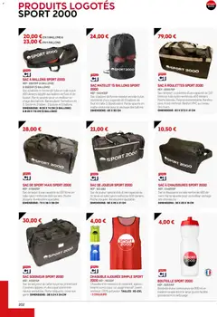 Sport 2000 - Prévisualisation de Sport 2000 Brochure 2026/2027 valide à partir de 01/01/2026 | Page: 202 | Produits: Joueur, Sac, Livre