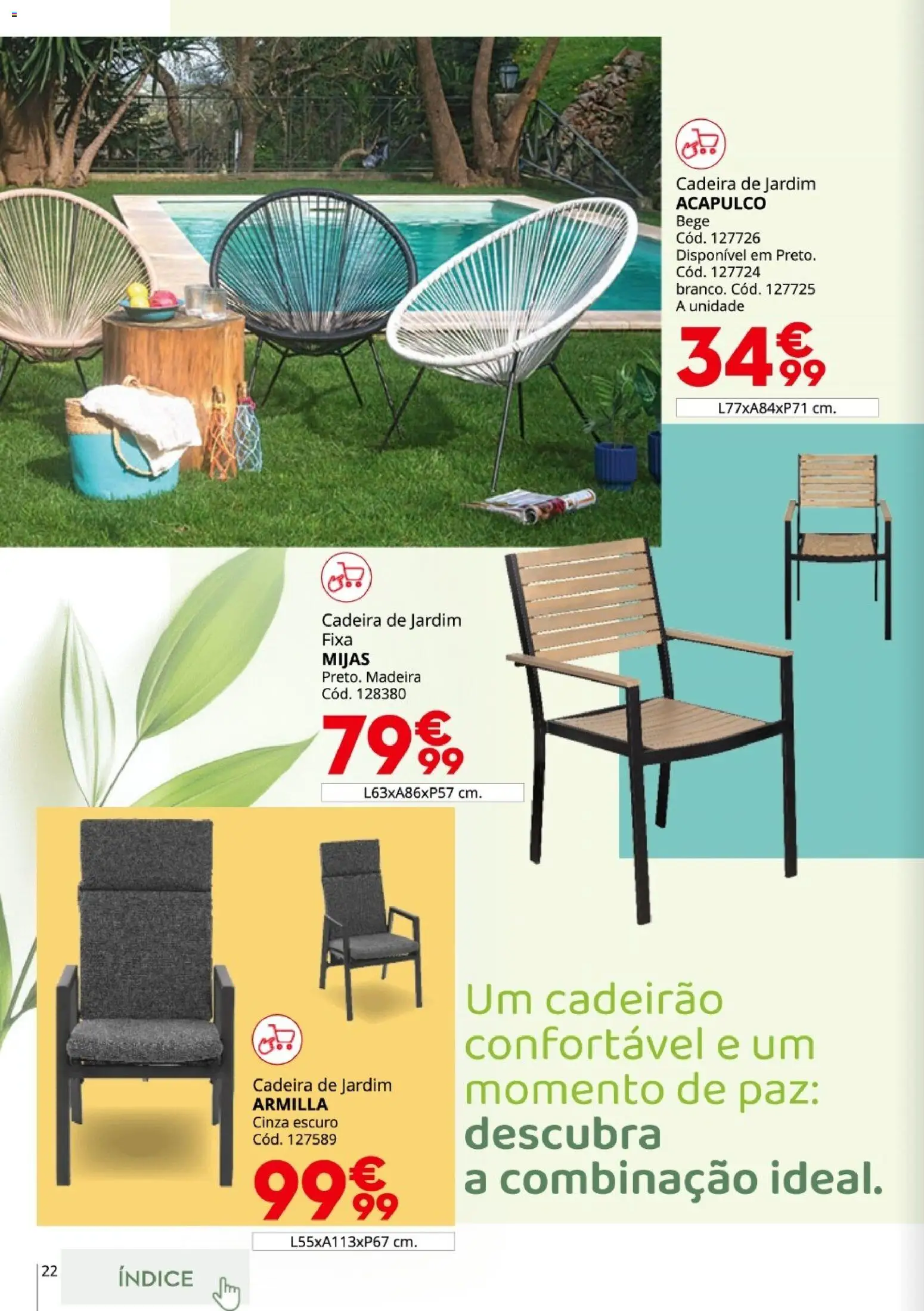 Conforama Jardim │ válido de 19.03.2026 | Página: 22 | Produtos: Cadeira