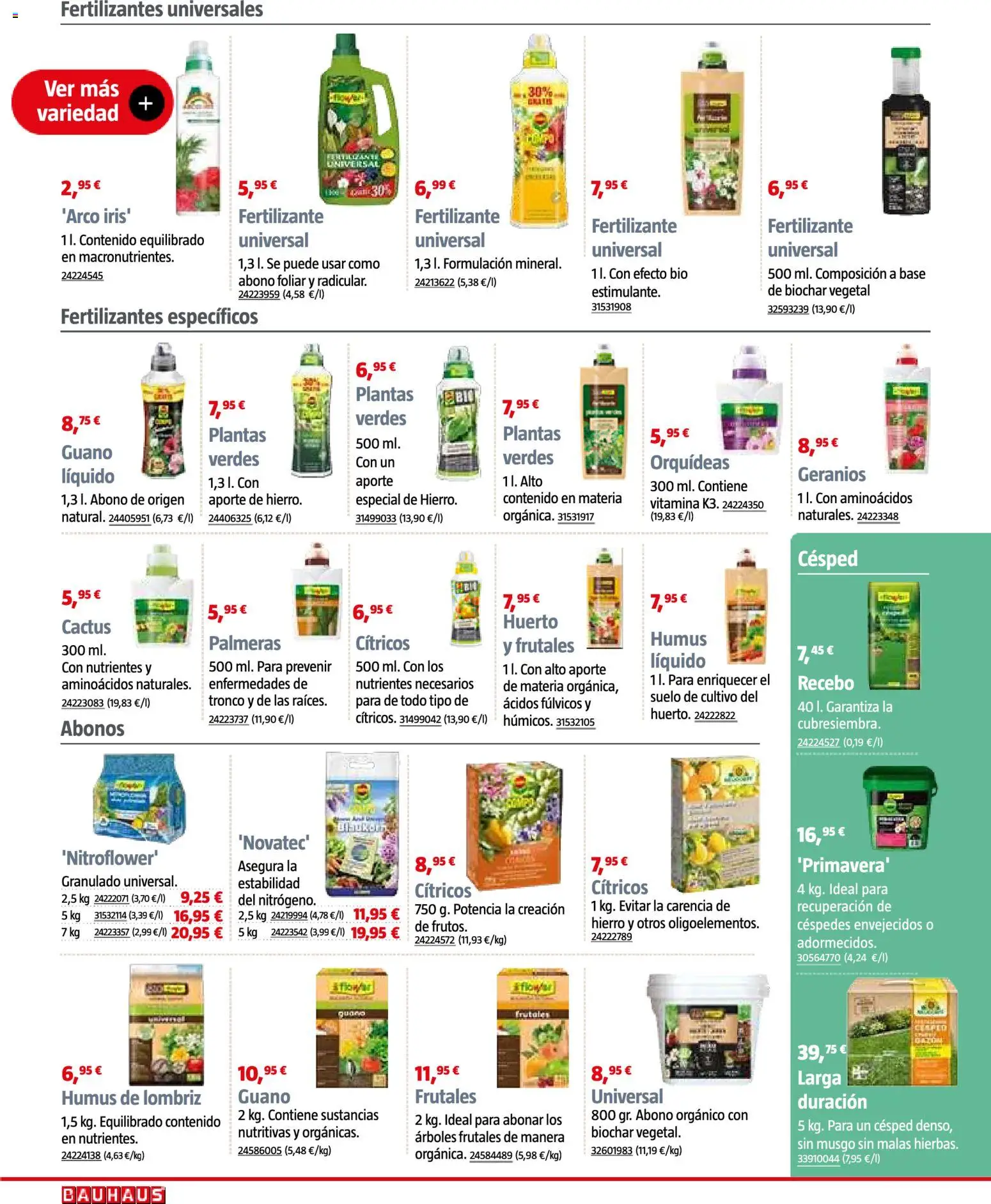 Bauhaus Jardín │ válido desde el 16.03.2026 | Página: 54 | Productos: Poêle à pétrole, Palmeras