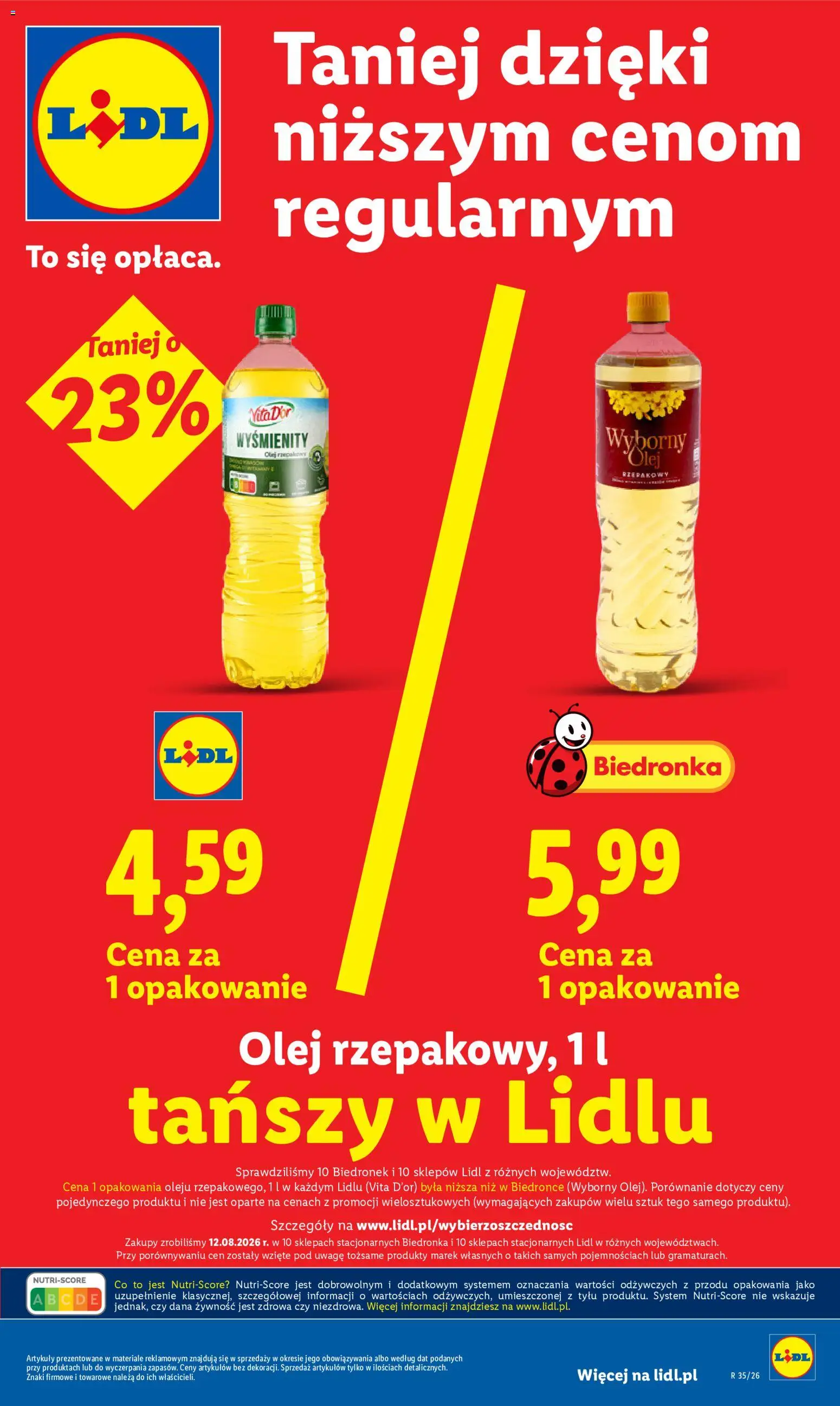Lidl Polsko leták od 24.08.2026 | Strana: 3 | Produkty: Olej