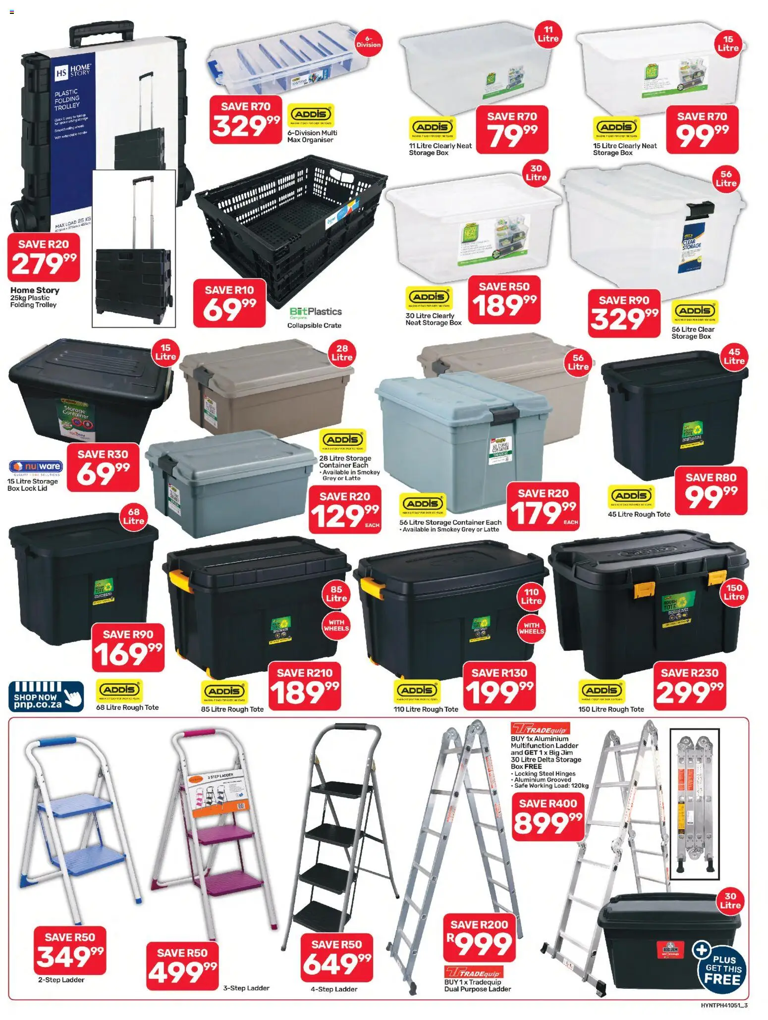 New Pick n Pay catalogue – valid from 20/07/2026 | Page: 3 | Products: Lock, Crate, Box