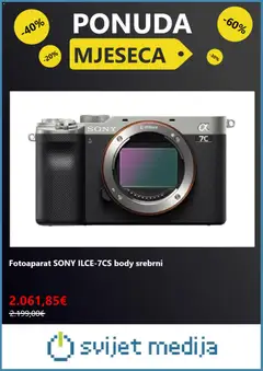 Svijet medija Katalog - Pregled kataloga iz trgovine Svijet medija, vrijedi od 01.09.2026 | Stranica: 7 | Proizvodi: Fotoaparat