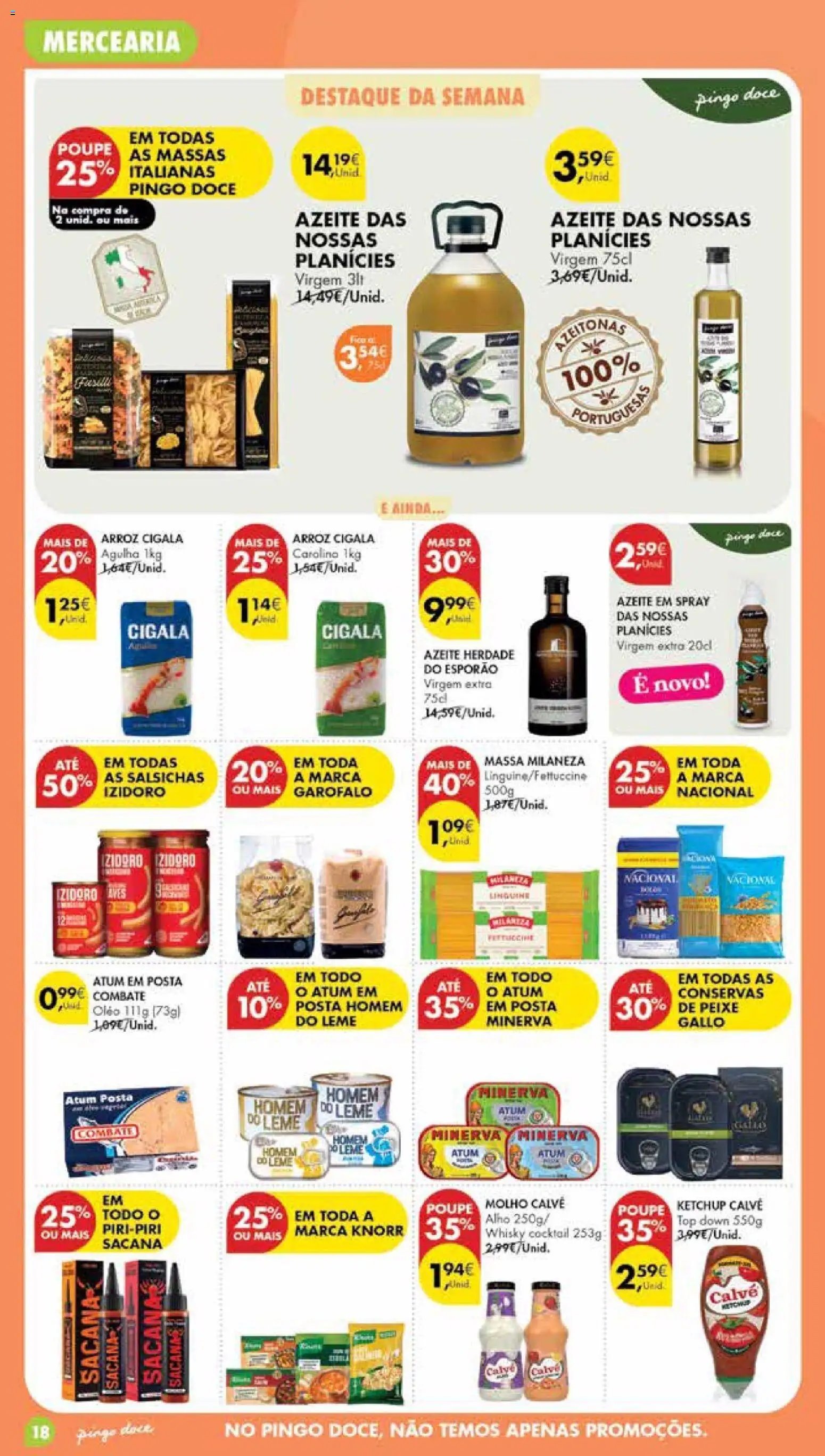 Pingo Doce Poupe Esta Semana Madeira │ válido de 18/08/2026 | Página: 18 | Produtos: Top, Milaneza, Ketchup, Massa milaneza