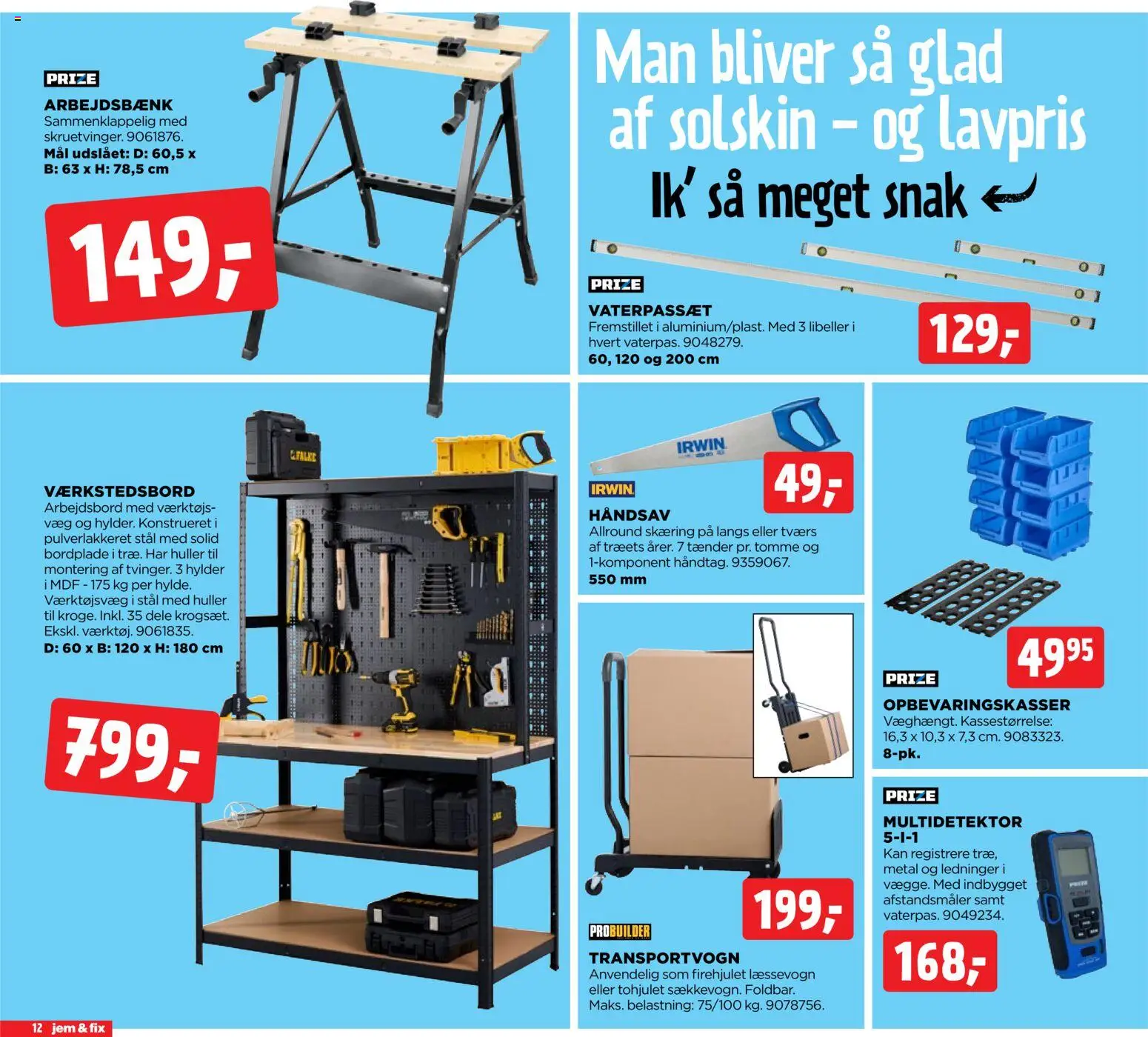 Jem & fix tilbudsavis – gyldig fra 05/07/2026 | Side: 12 | Produkter: Søm