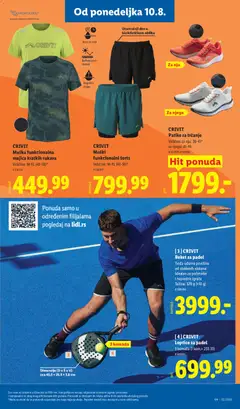 CRIVIT Muška funkcionalna majica kratkih rukava, Majica kratkih rukava - pregled Lidl kataloga - važi od 06.08.2026 | Strana: 89 | Proizvode: Majica kratkih rukava, Patike