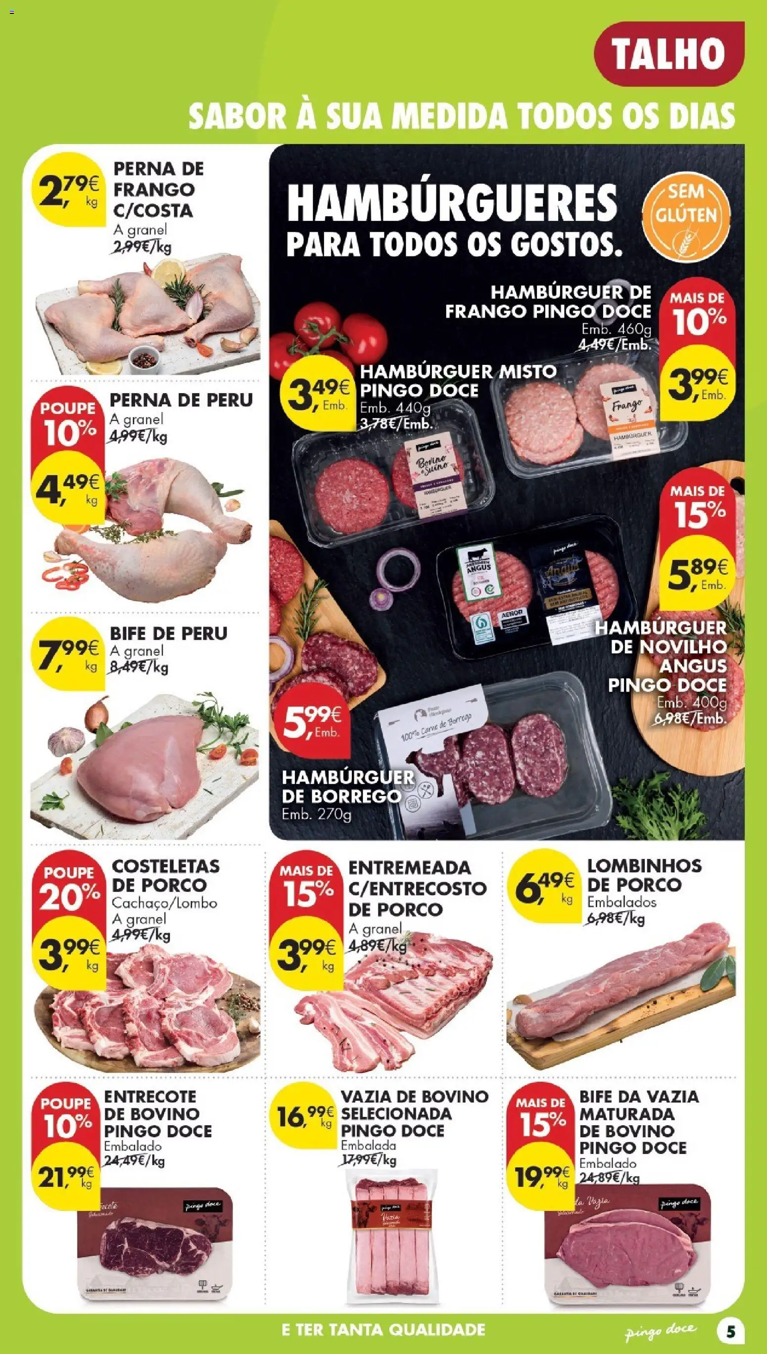 Pingo Doce Poupe Esta Semana Madeira │ válido de 15/09/2026 | Página: 5 | Produtos: Frango, Hambúrguer, Entremeada, Bife
