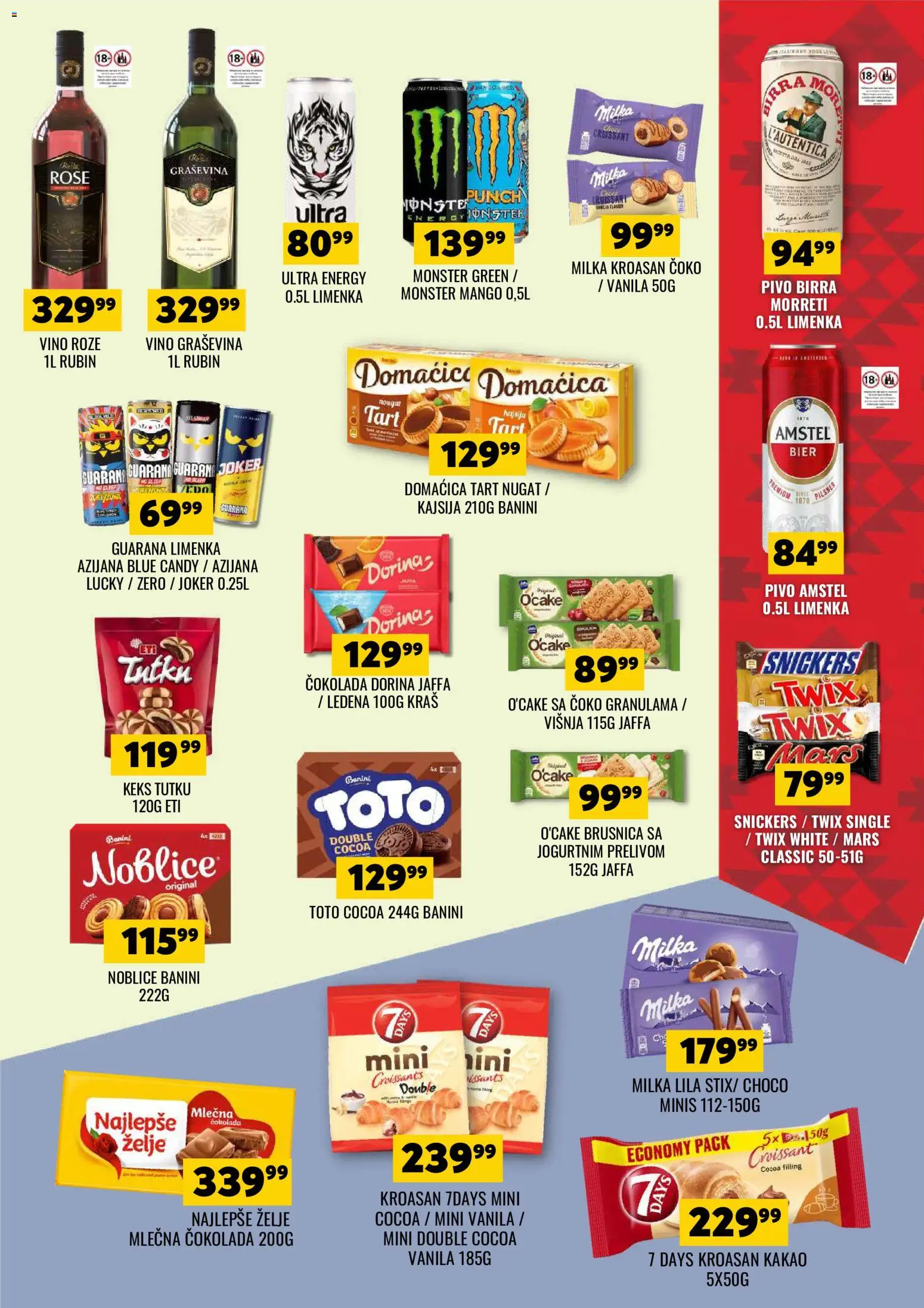 Tekijanka katalog - važi od 06.05.2026 | Strana: 11 | Proizvode: Twix, Višnja, Candy, Vino