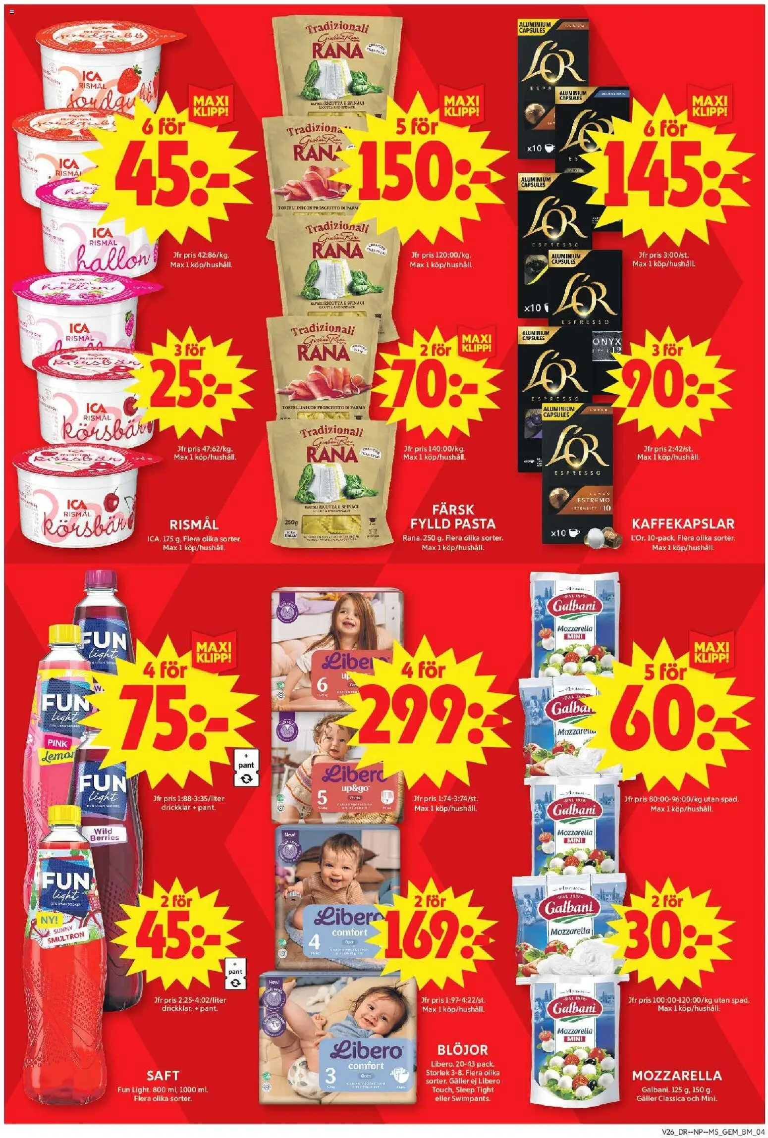 ICA Maxi reklamblad aktuell från 22/06/2026 | Sida: 4