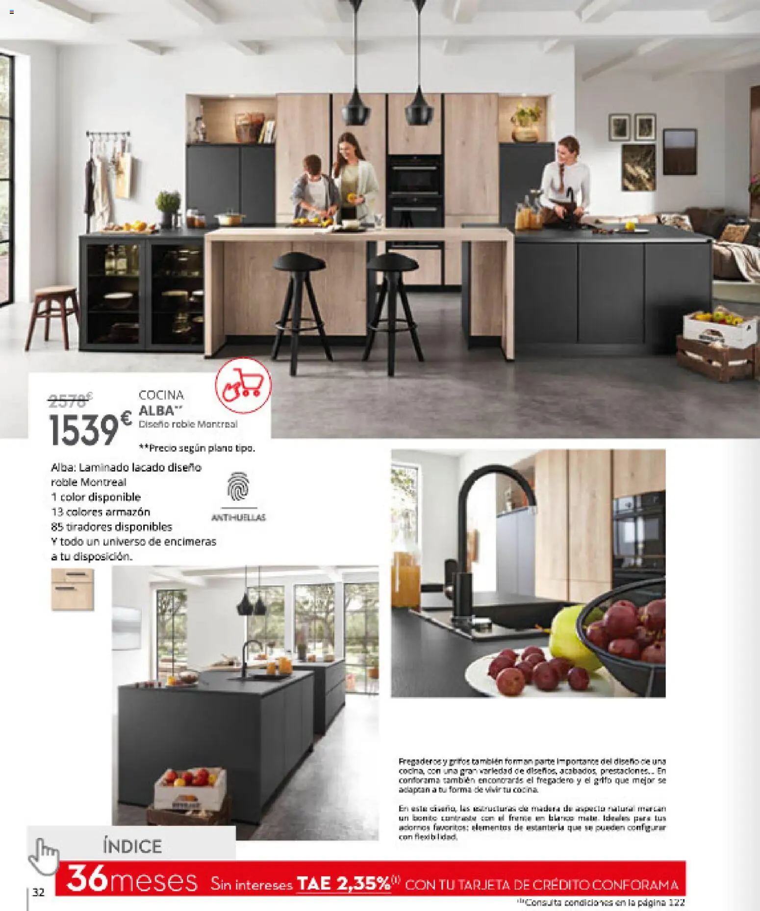 Conforama folleto │ válido desde el 16.04.2026 | Página: 32 | Productos: Fregadero, Cocina