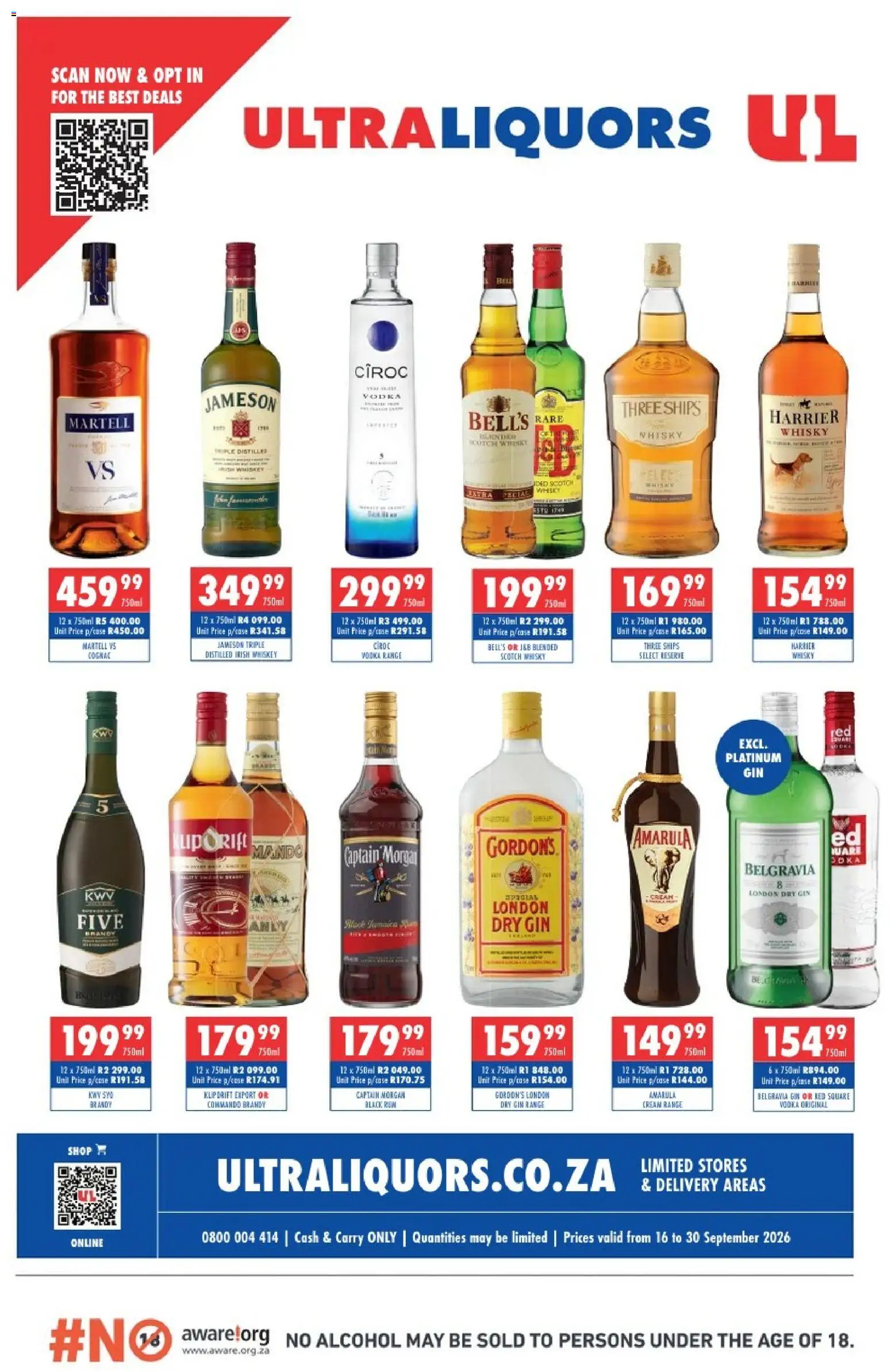 New Ultra Liquors catalogue – valid from 16/09/2026 | Page: 1
