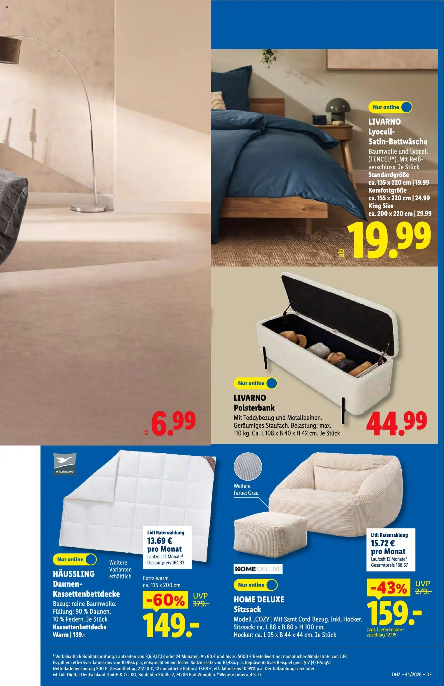 Lidl Německo leták od 26.10.2026 | Strana: 9 | Produkty: Deluxe