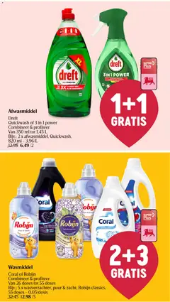 Delhaize folder week 24 - Voorbeeld van een folder van Delhaize, geldig van 11.06.2026 | Pagina: 34 | Producten: Afwasmiddel, Wasmiddel, Wasverzachter, Robijn