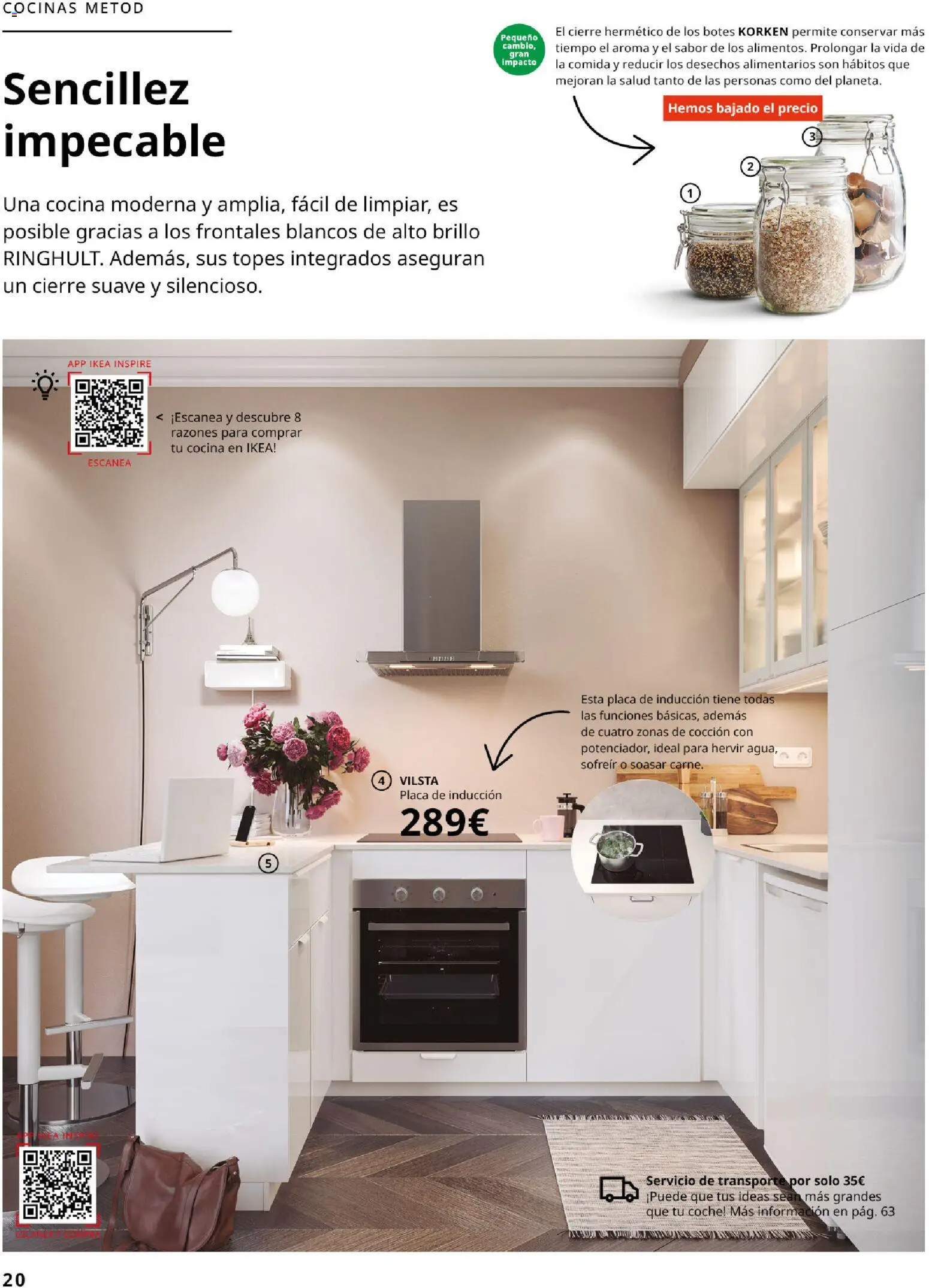 Catálogo IKEA Cocinas │ válido desde el 01/02/2026 | Página: 20 | Productos: Placa de inducción, Cocina, Carne