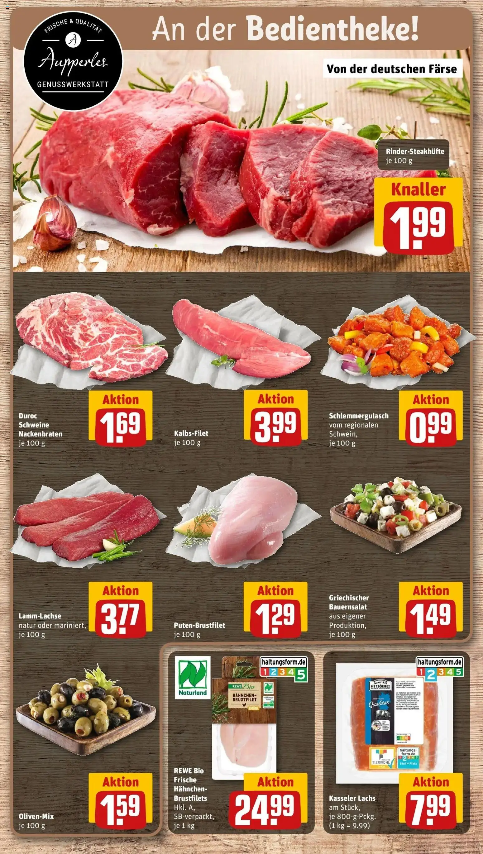 REWE Prospekt ab 12.10.2026 zum Blättern » Angebote | Seite: 6 | Produkte: Hahnchen, Lachs