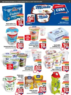 COOP Jednota leták platný od 25.06.2026 | Strana: 9 | Produkty: Maslo, Jogurt, Biely jogurt, Acidko