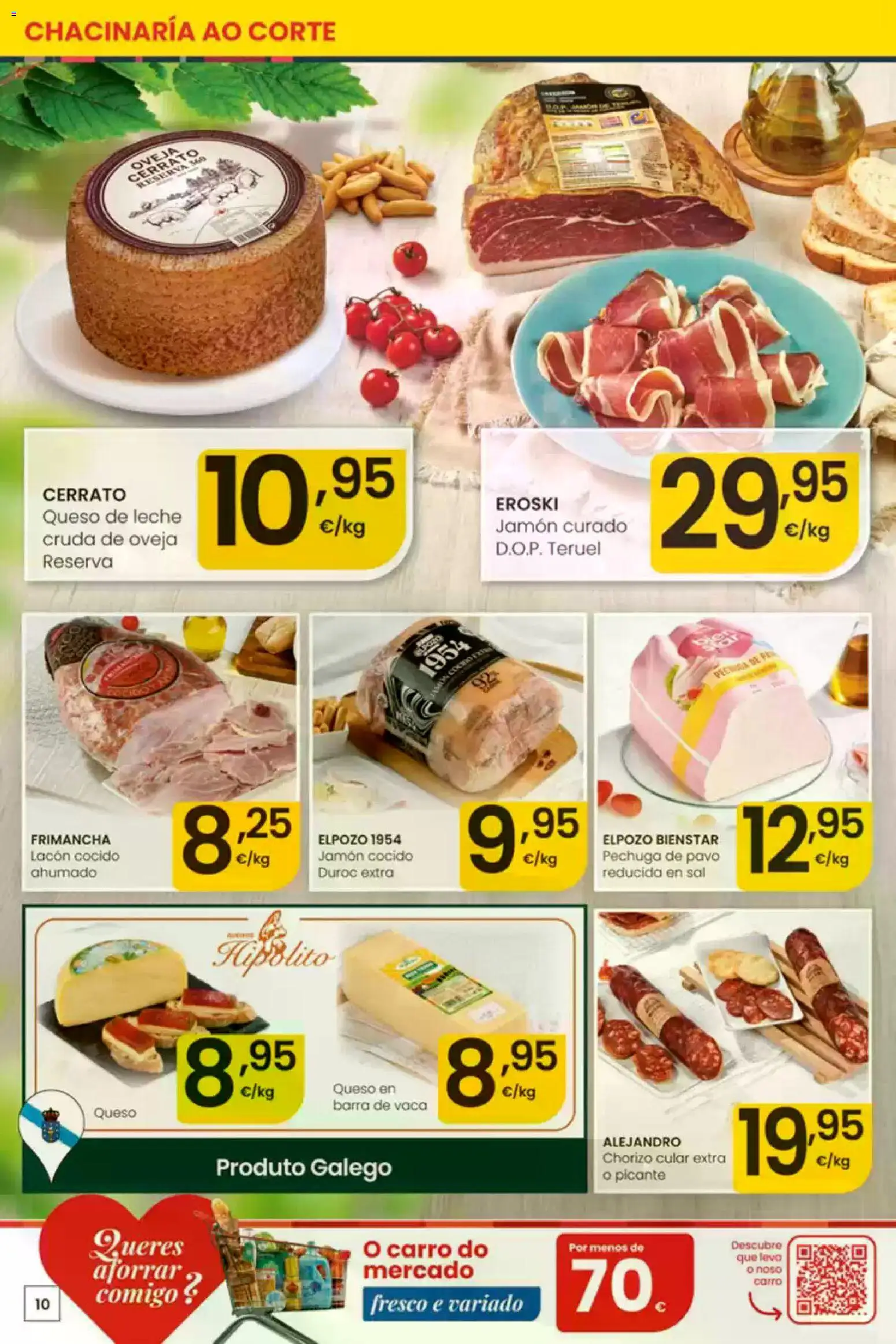 Eroski É bo que sexa de aquí │ válido desde el 30/07/2026 | Página: 10 | Productos: Leche, Queso, Jamón, Jamón cocido