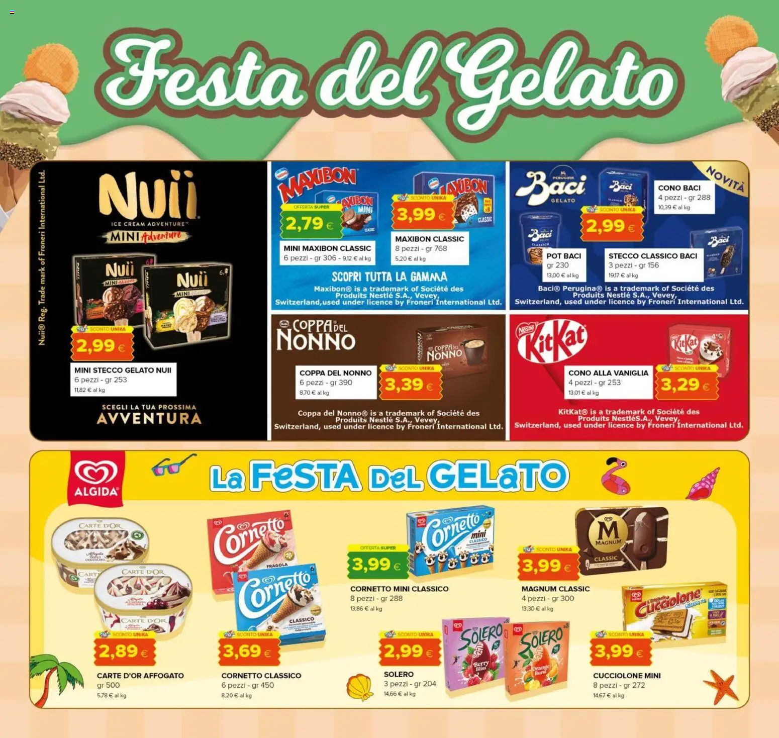 Volantino Tigre del 29/07/2026 | Pagina: 2 | Prodotti: Cornetto, Gelato