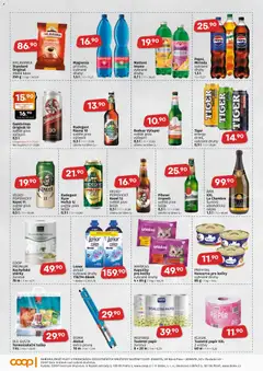 Náhled letáku Coop leták - Východočeský region od 15.07.2026 | Strana: 4 | Produkty: Tiger, Pivo, Utěrky, Kozel 11