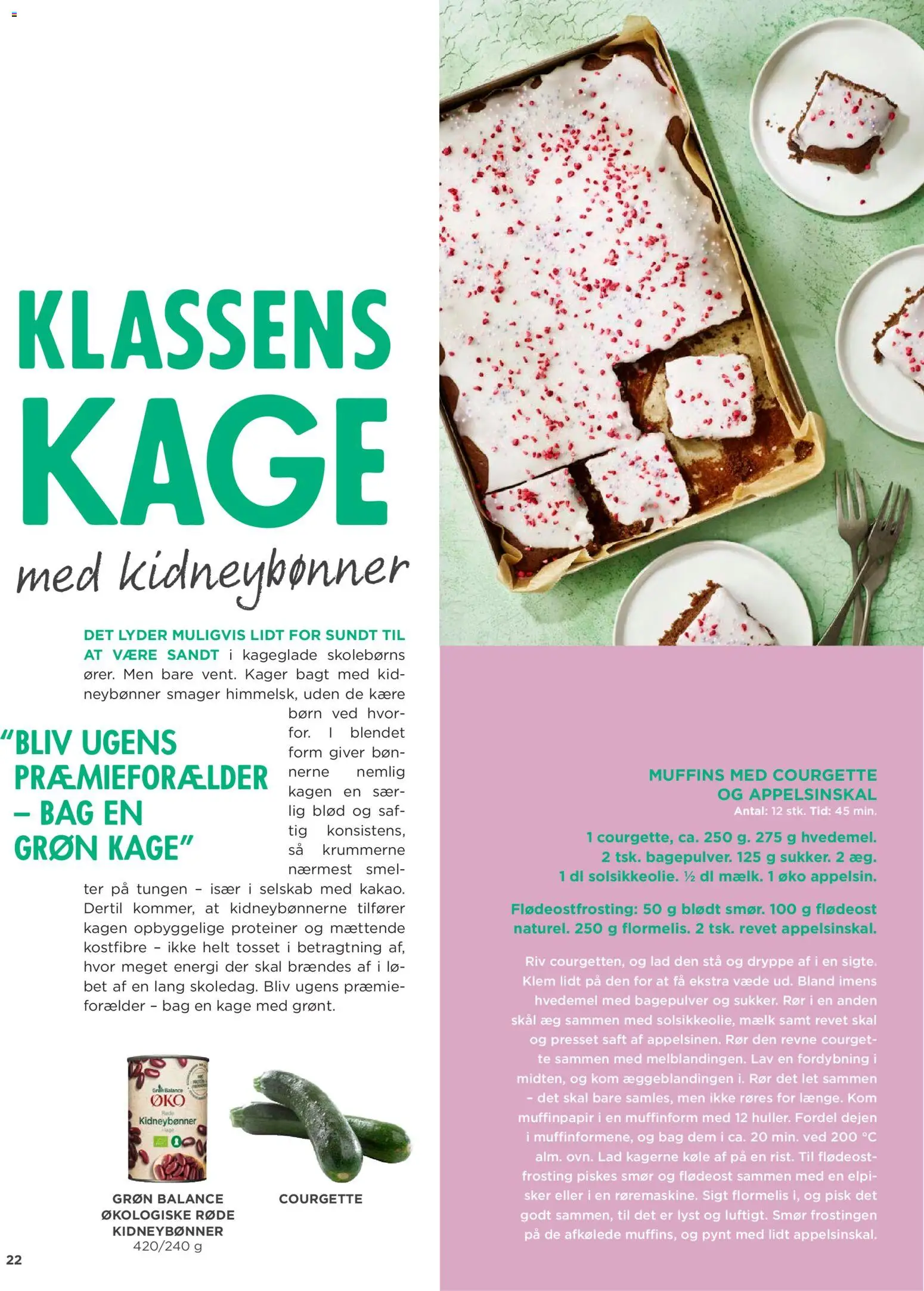 Meny tilbudsavis – gyldig fra 31/07/2026 | Side: 22 | Produkter: Smør, Kidneybønner, Muffins, Bagepulver