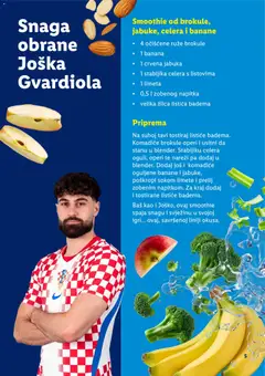 Lidl Smoothie recepti - Pregled kataloga iz trgovine Lidl, vrijedi od 19.06.2026 | Stranica: 5 | Proizvodi: Banane, Smoothie, Limeta, Jabuka