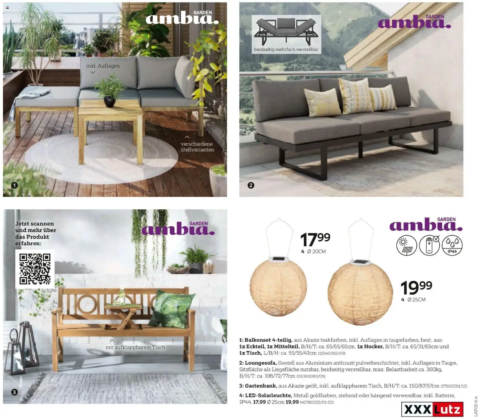 XXXLutz Gartenkatalog gültig ab 30.03.2026 | Seite: 57 | Produkte: Tisch