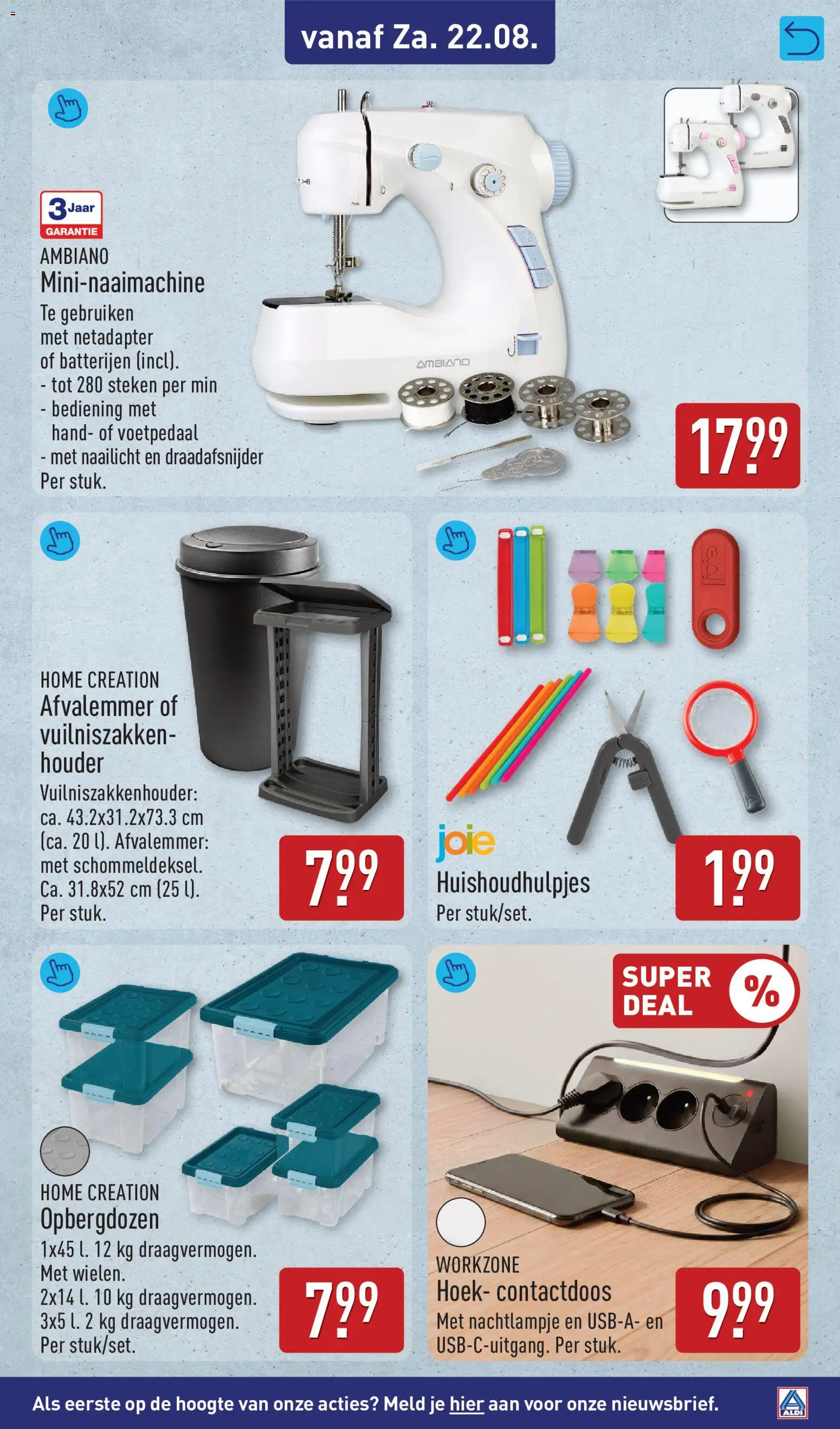{H1} | Pagina: 47 | Producten: Vuilniszakken, Batterijen