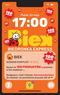 Pogląd oferty "Biedronka gazetka - Biek" - ważna od 22.05.2026