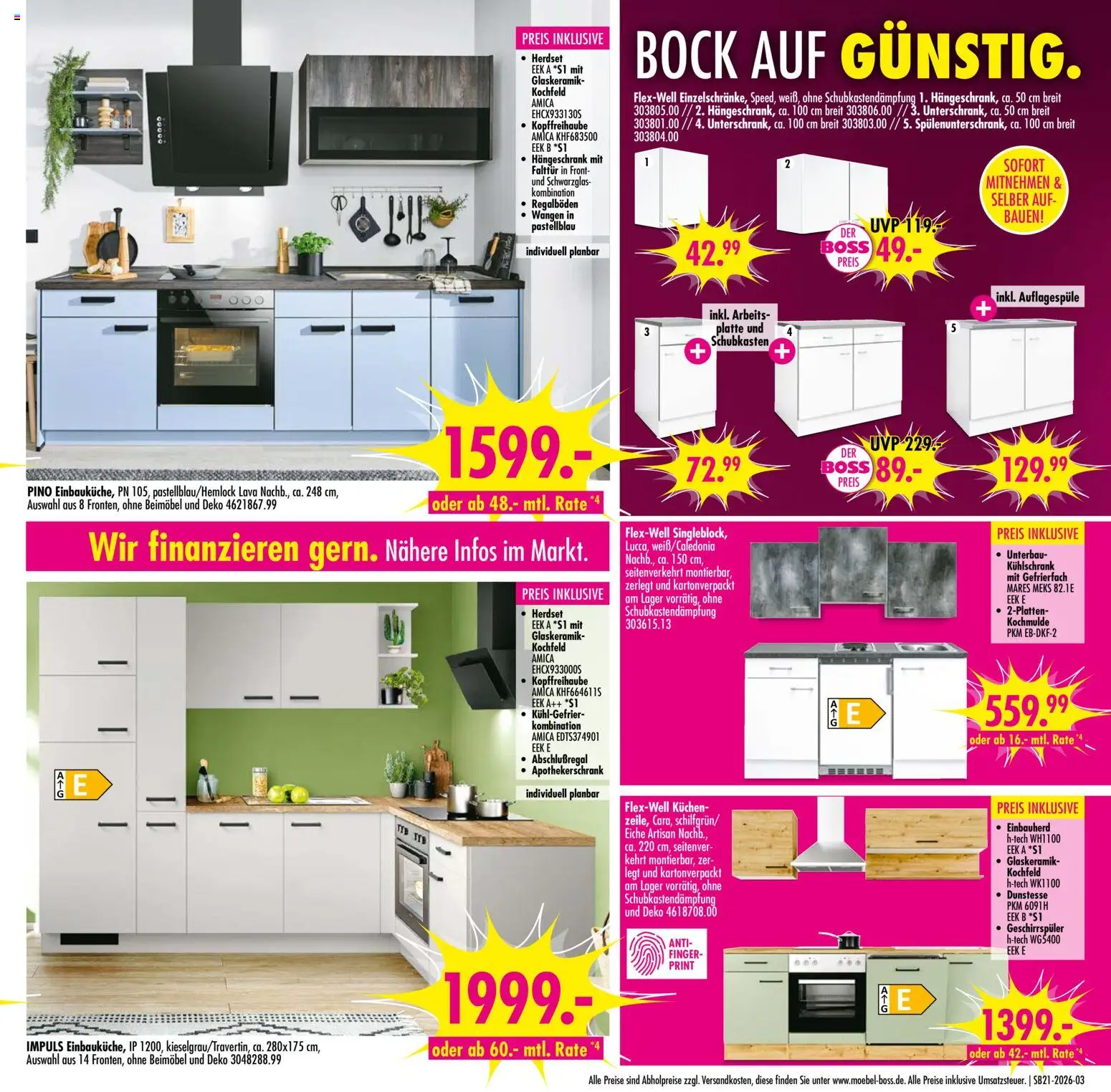 SB Möbel Boss Prospekt 	 – gültig ab 16.05.2026 | Seite: 3